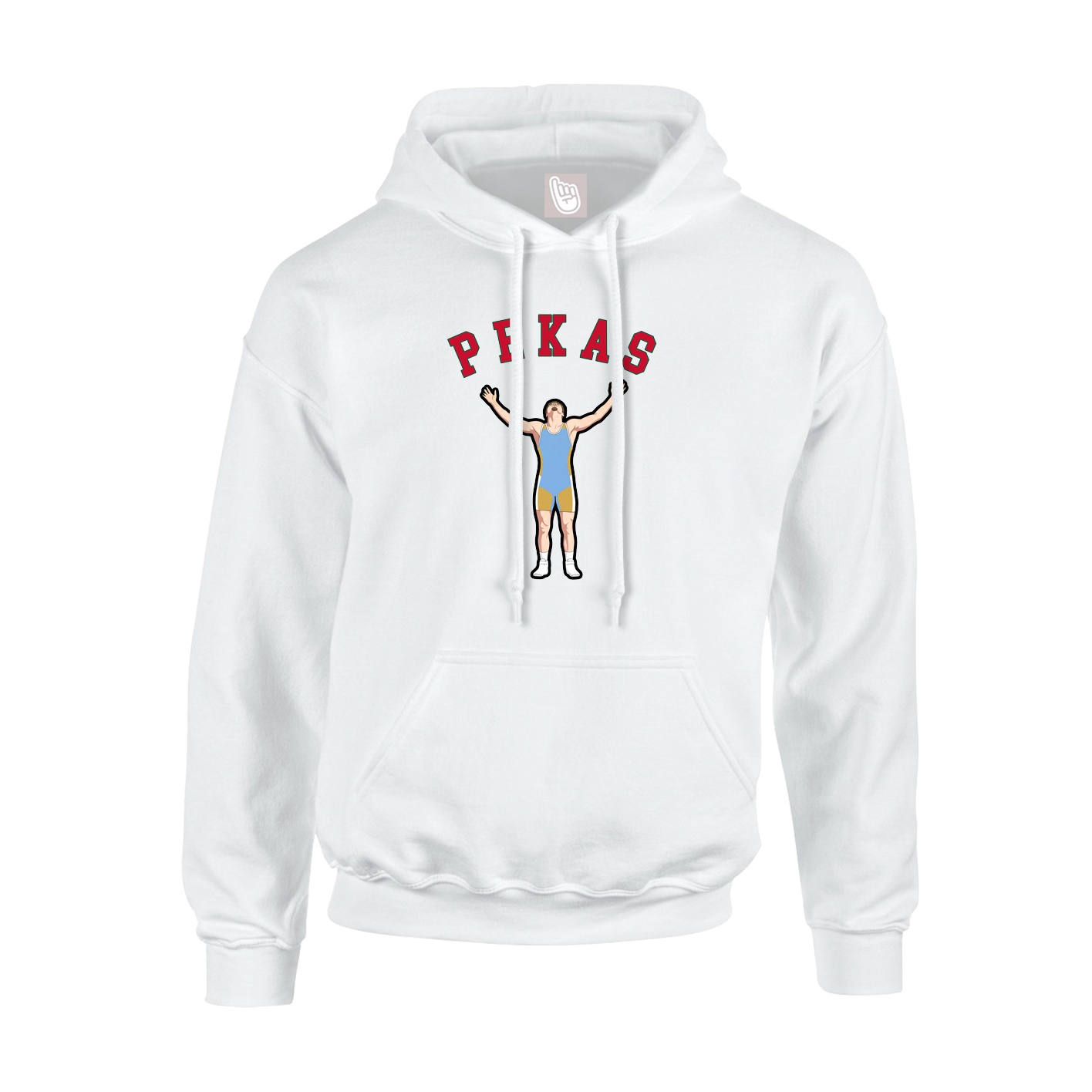Youth Hoodie — Shirsey Arch in White