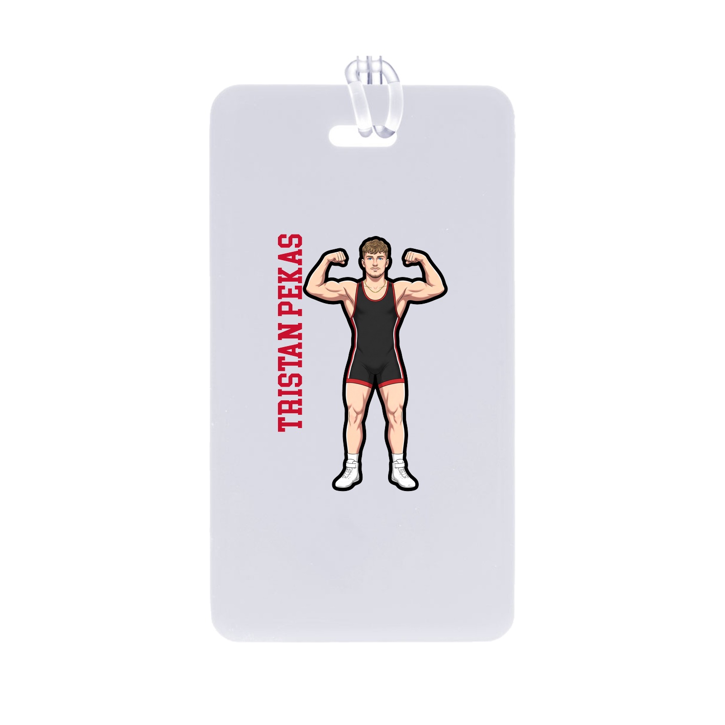 Bag Tag — Name Vertical in Classic