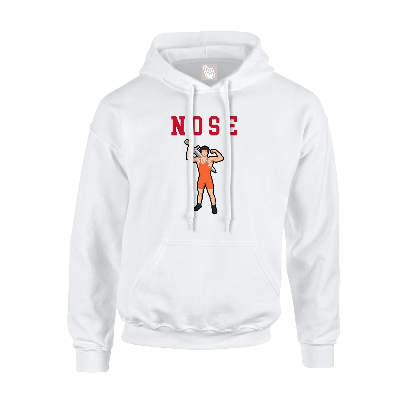 Hoodie — Shirsey in White
