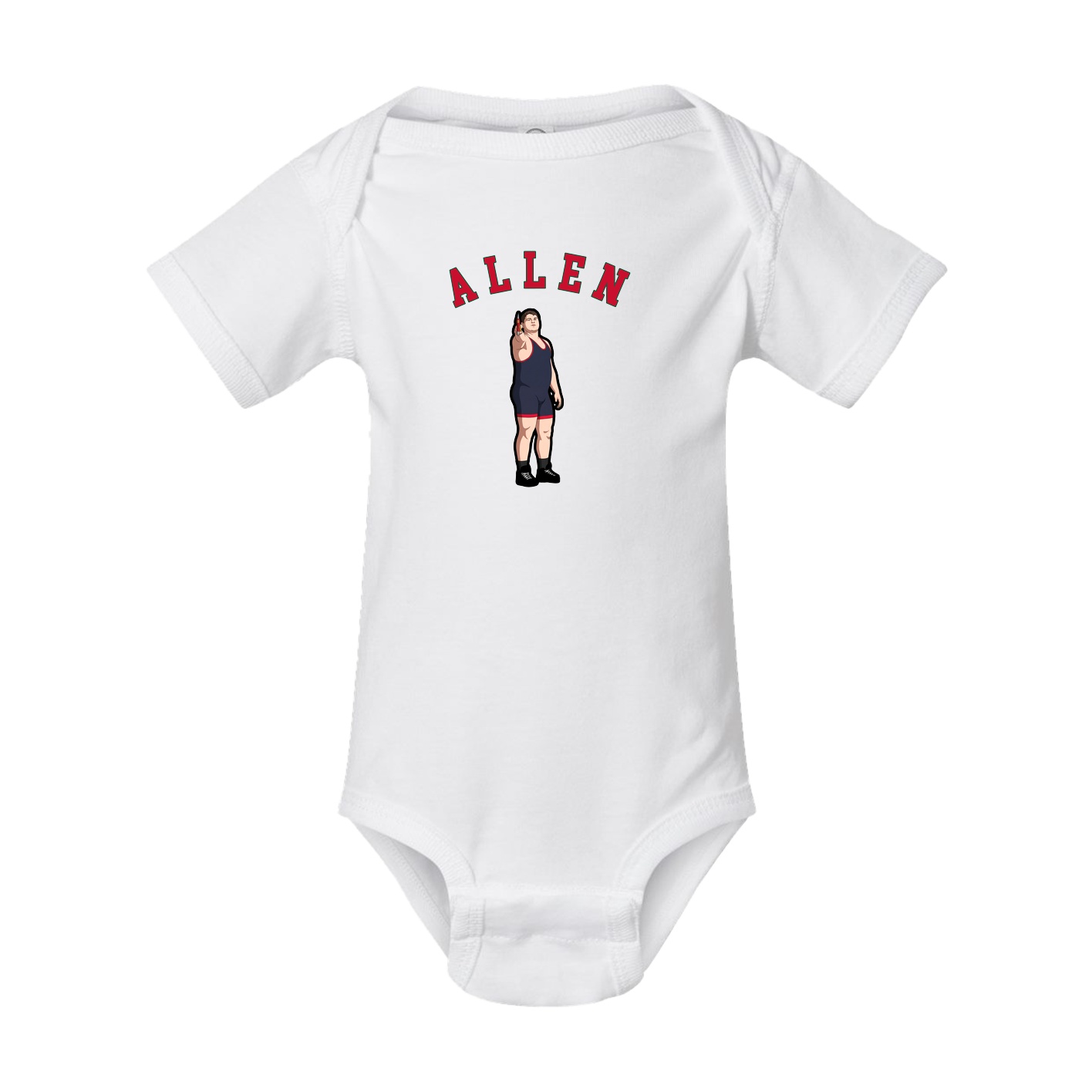 Baby Onesie — Shirsey Arch in White