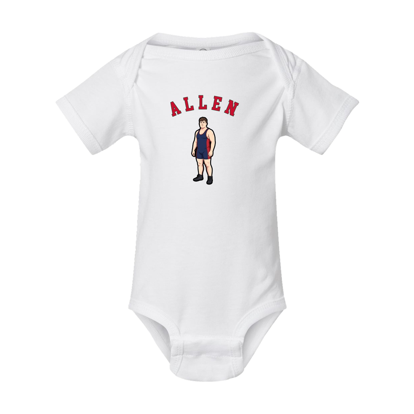 Baby Onesie — Shirsey Arch in White