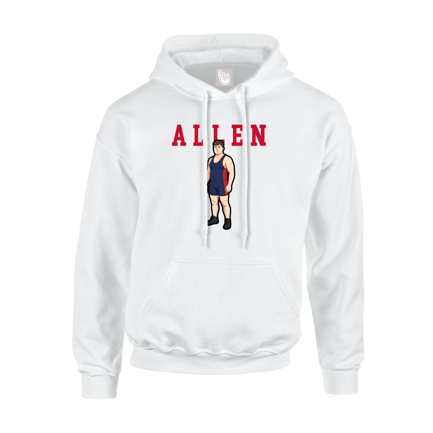 Hoodie — Shirsey in White