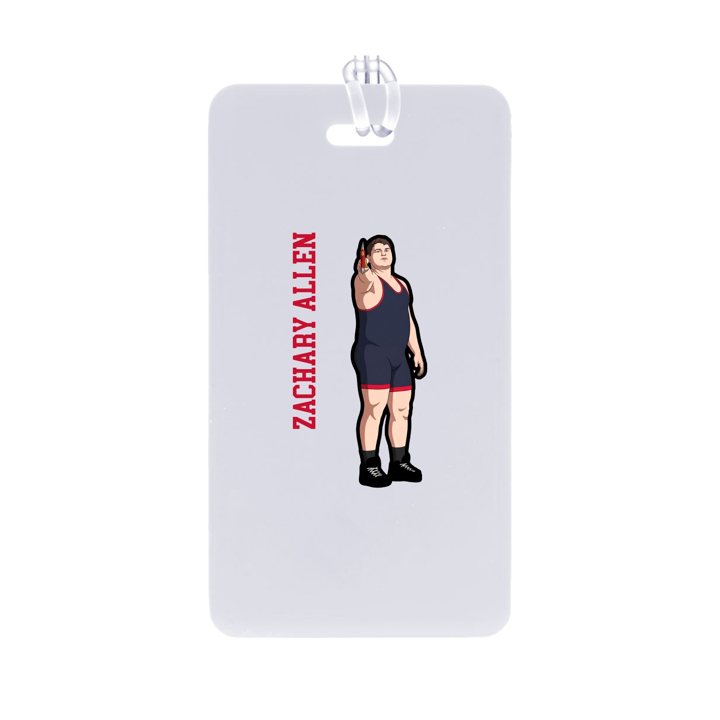 Bag Tag — Name Vertical in Classic