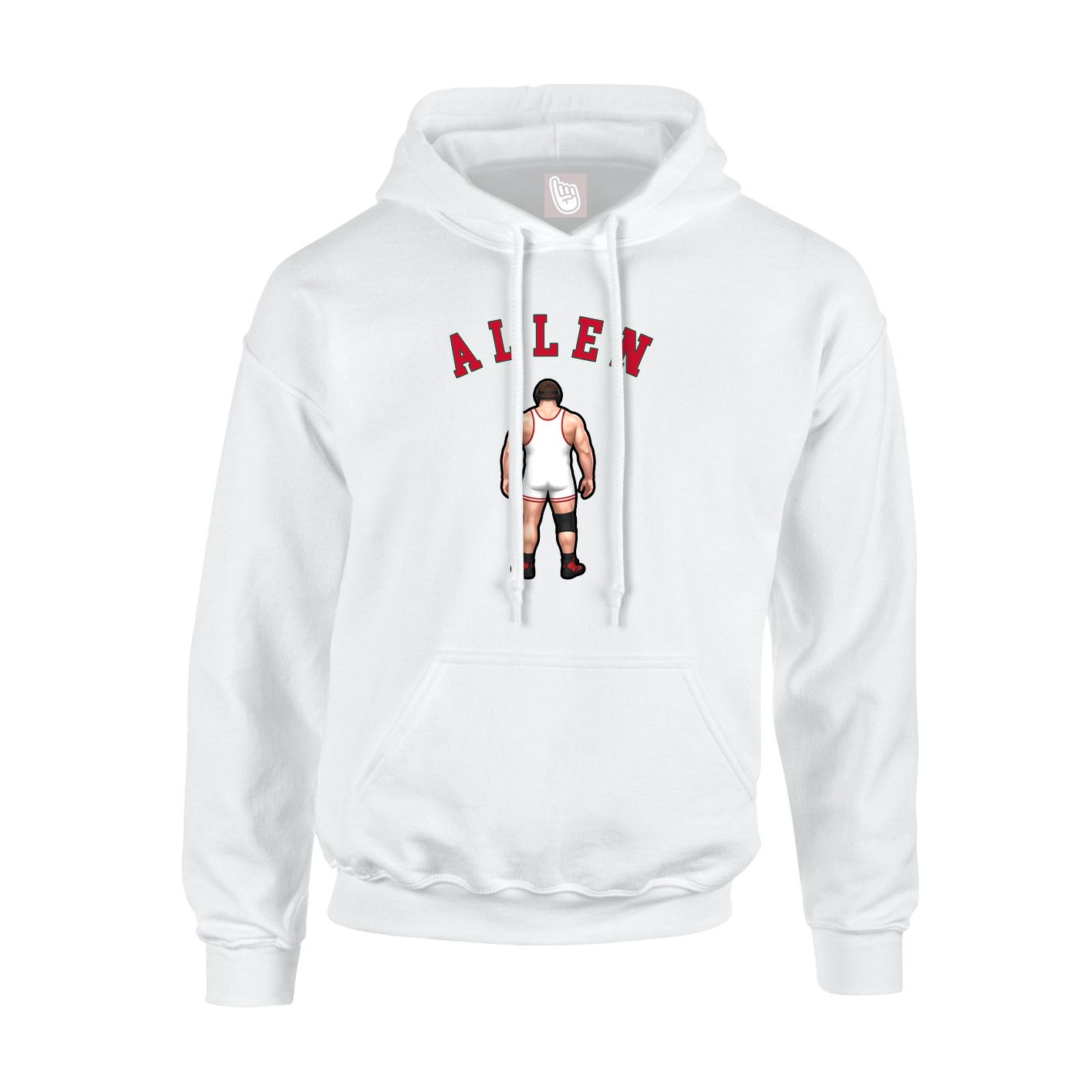 Hoodie — Shirsey Arch in White