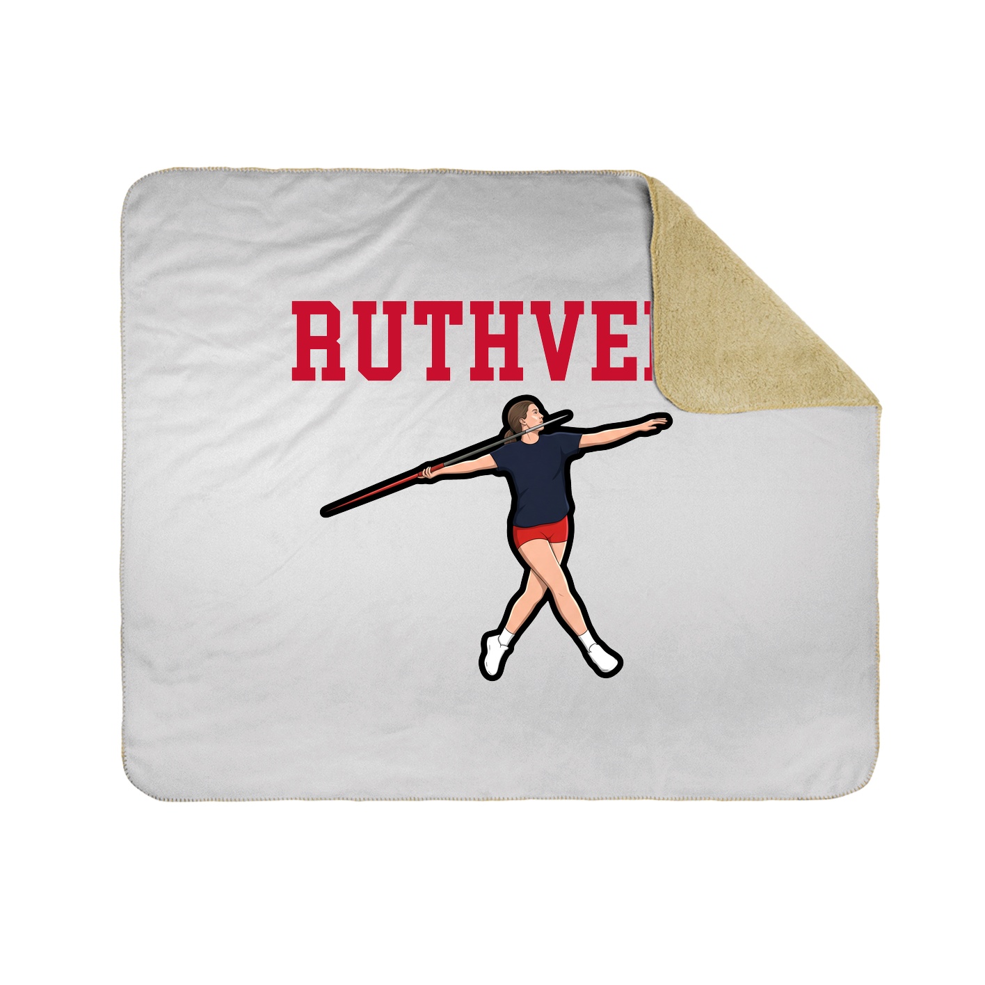 Throw Blanket — Shirsey in White