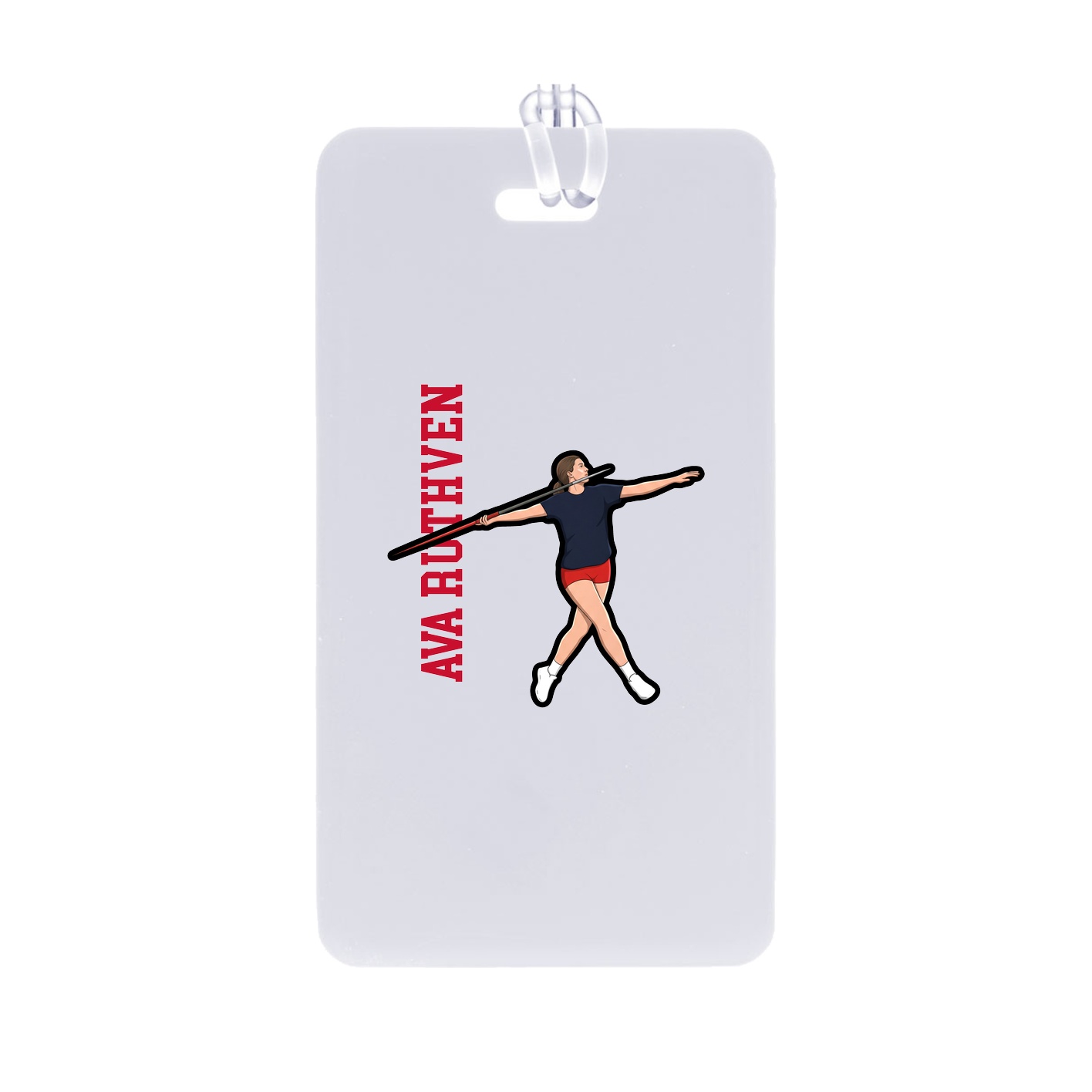 Bag Tag — Name Vertical in Classic
