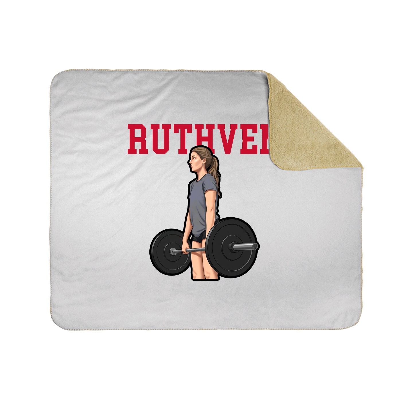 Throw Blanket — Shirsey in White