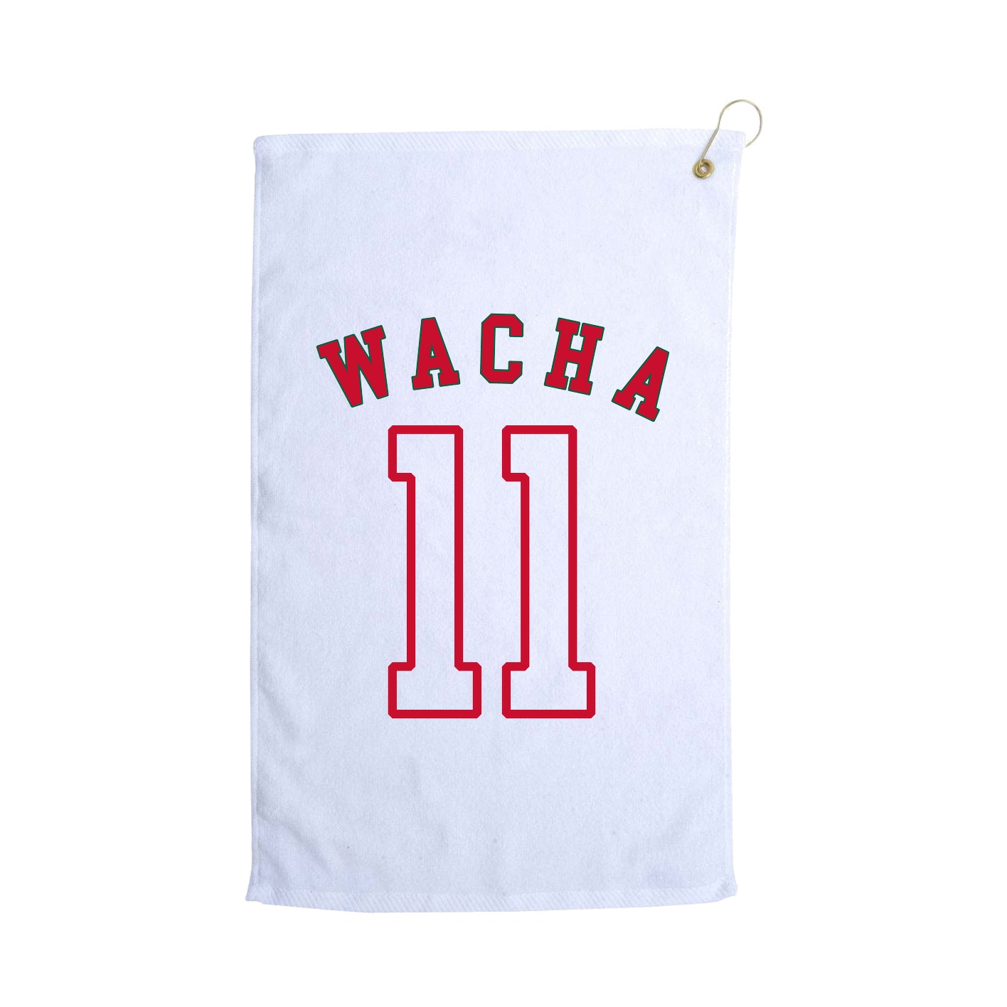 Golf Towel — Shirsey Arch in White