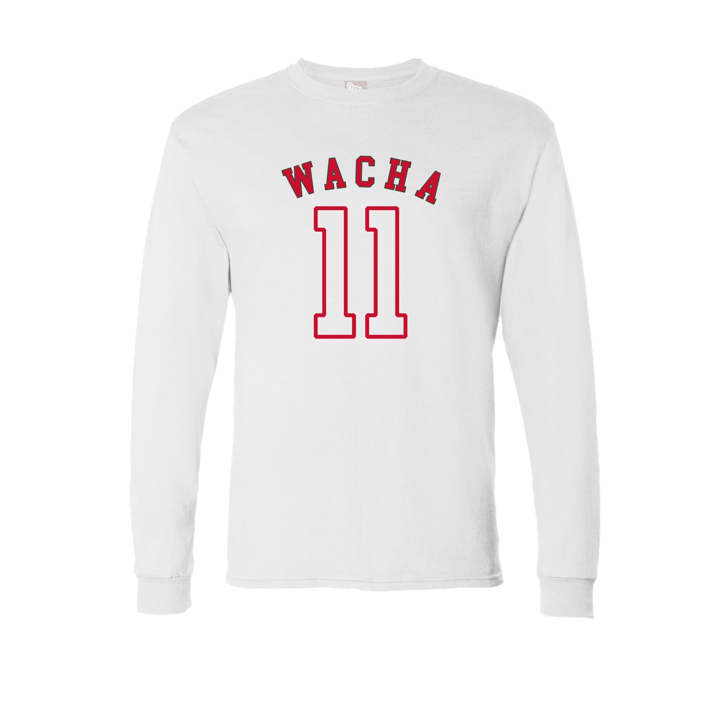 Long Sleeve Tee — Shirsey Arch in White