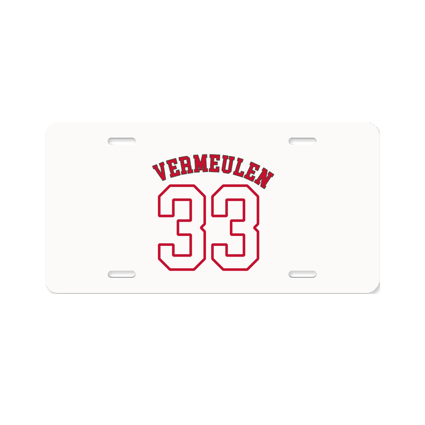 License Plate — Shirsey Arch in Classic