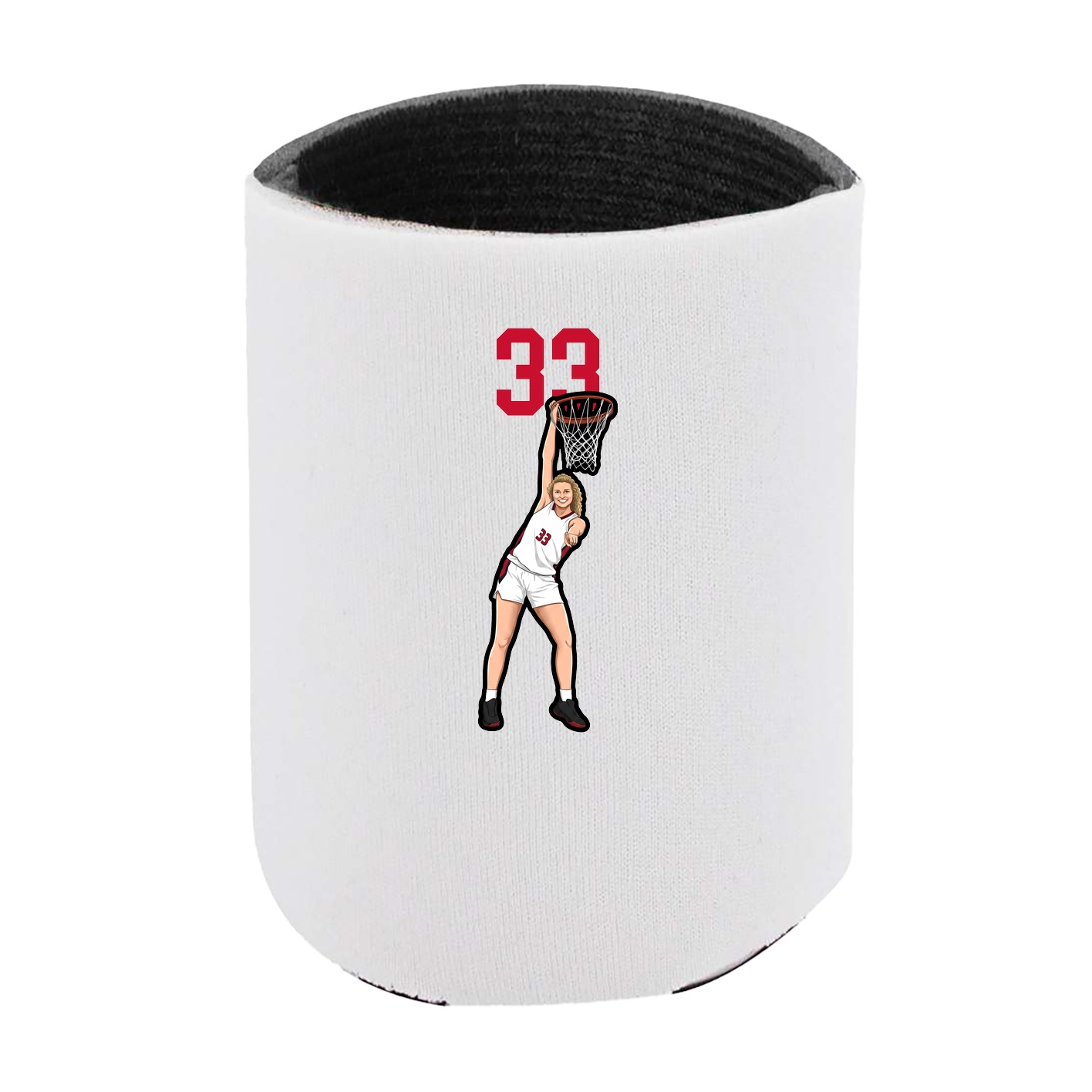 Can Holder — Number Top in White