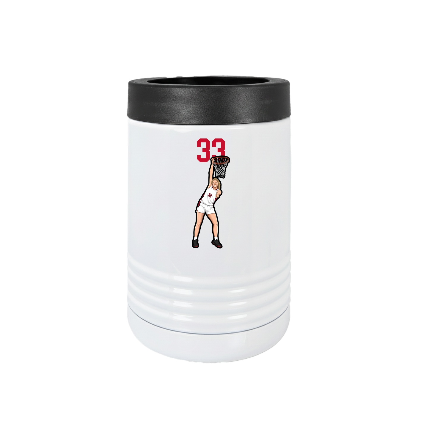 Beverage Holder — Number Top in White