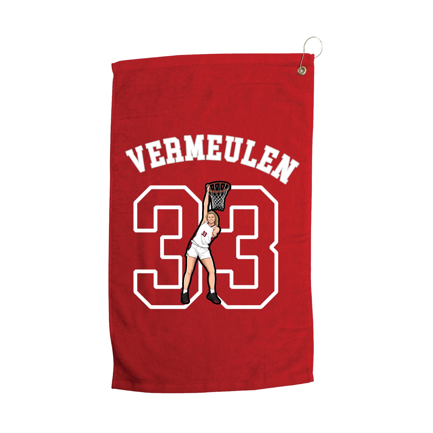 Golf Towel — Shirsey Arch in Red