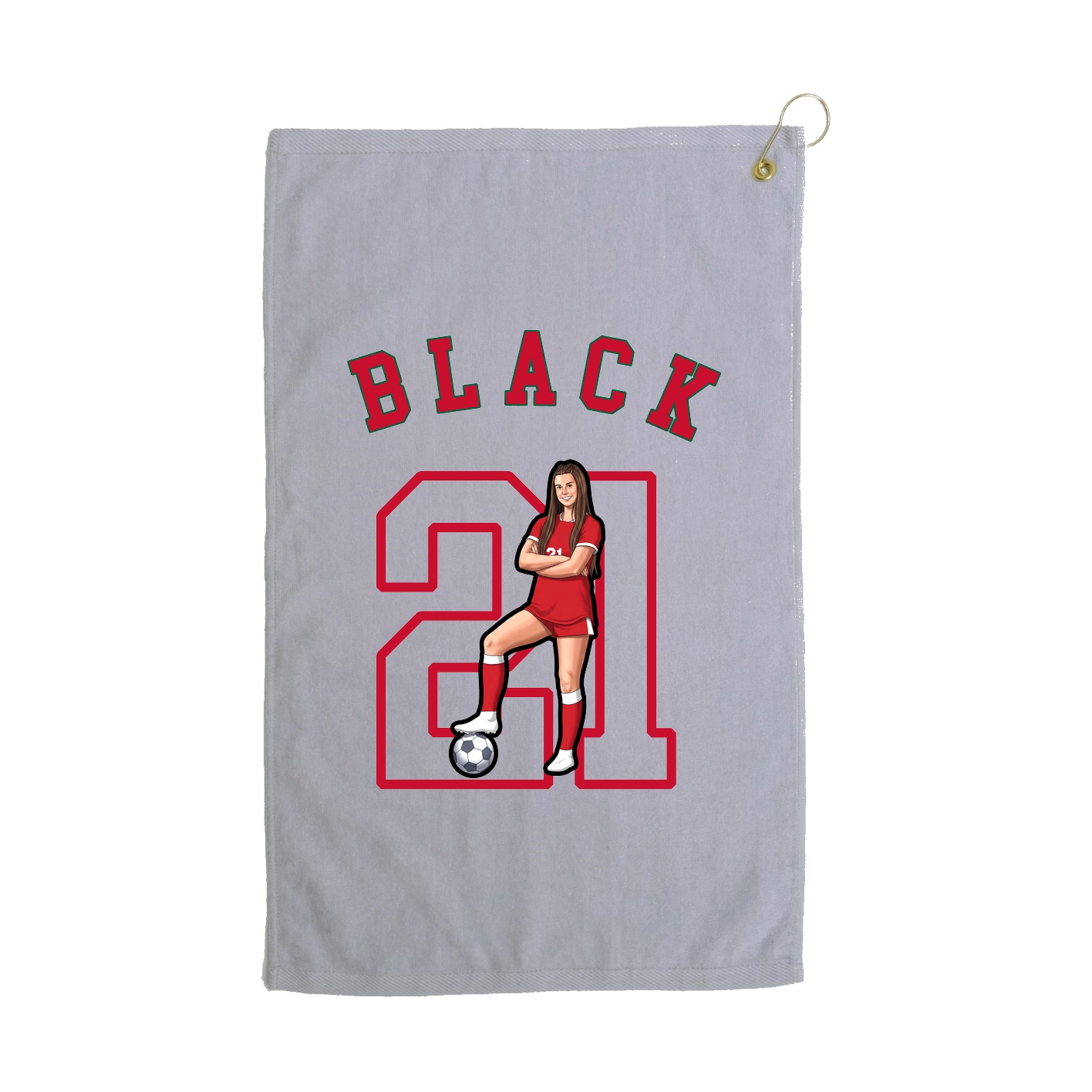 Golf Towel — Shirsey Arch in Grey