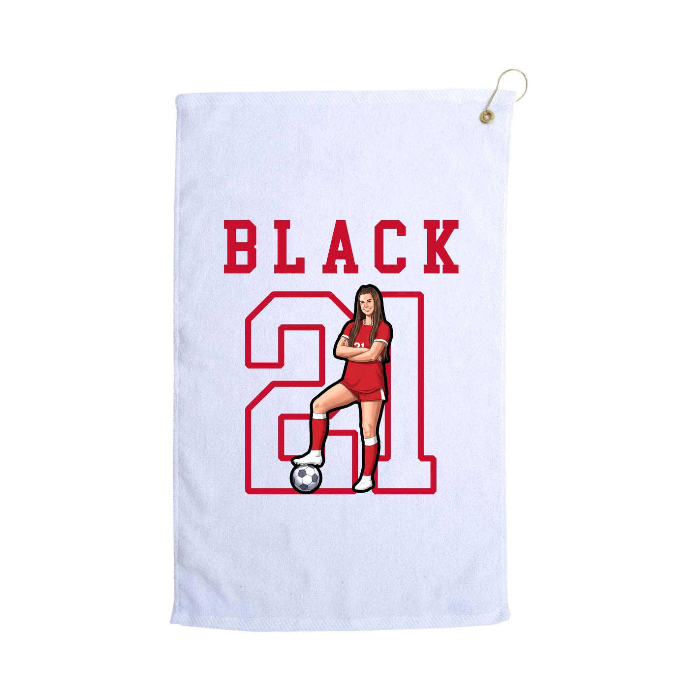 Golf Towel — Shirsey in White