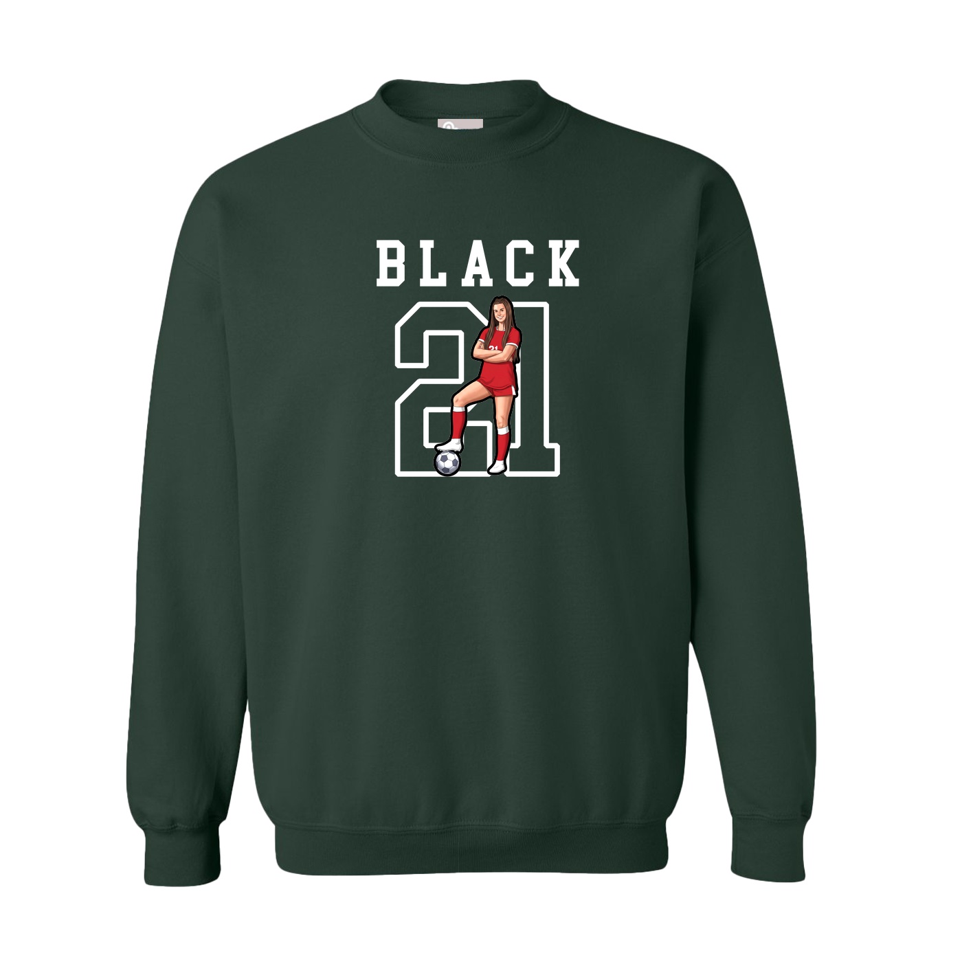Fleece Crew — Shirsey in Green