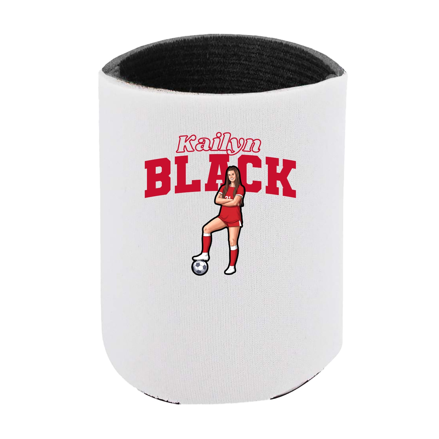 Can Holder — Name Arch in White