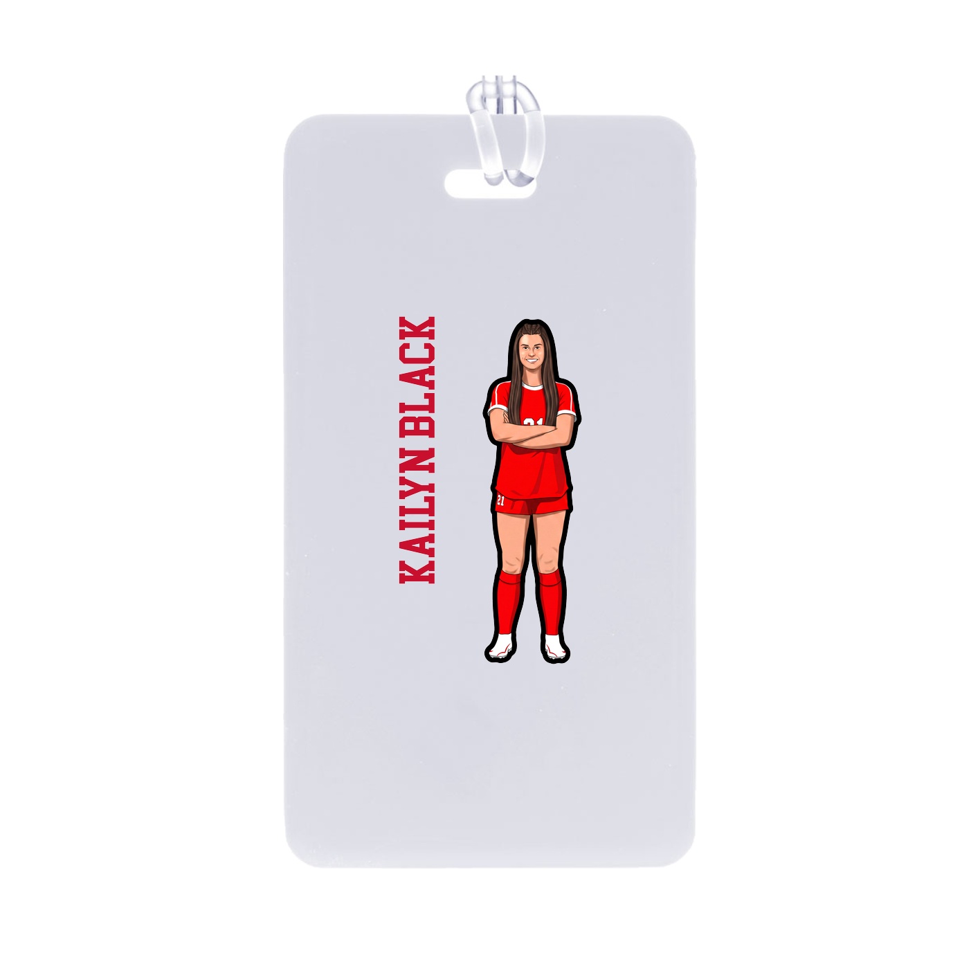 Bag Tag — Name Vertical in Classic