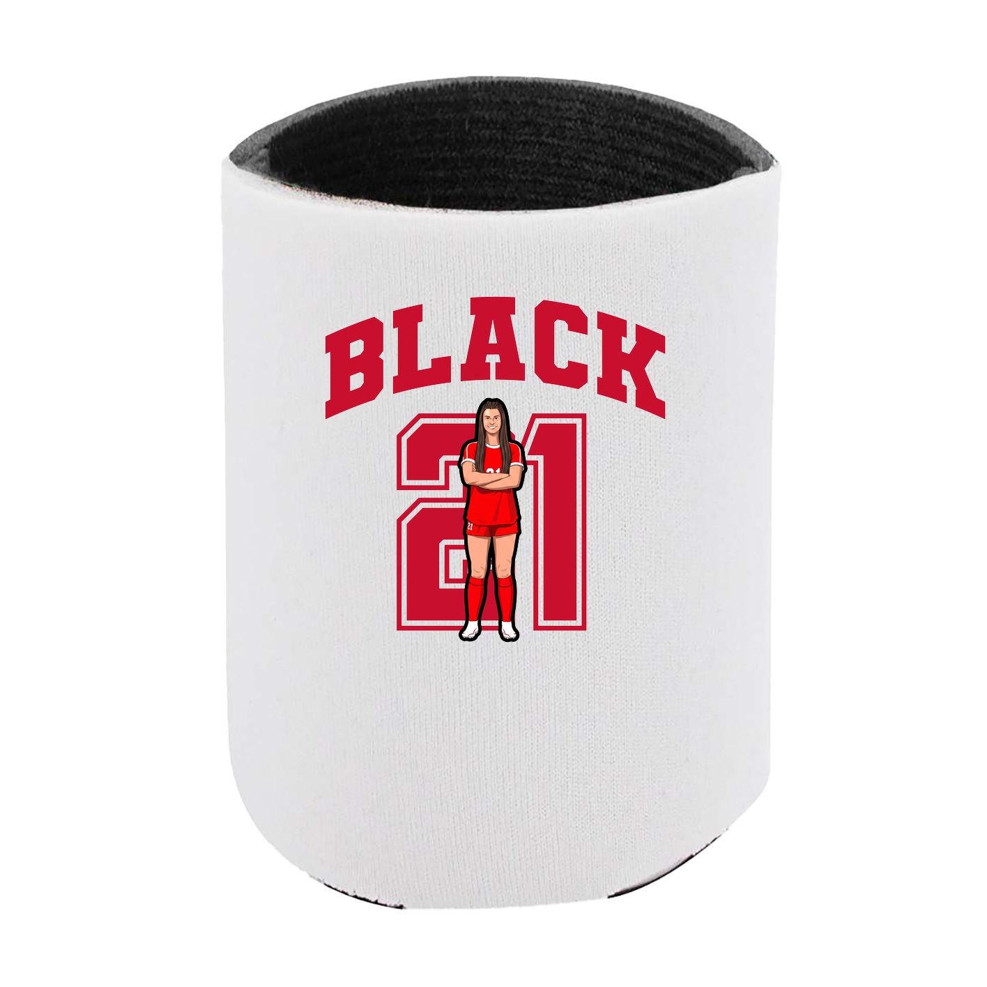 Can Holder — Number in White
