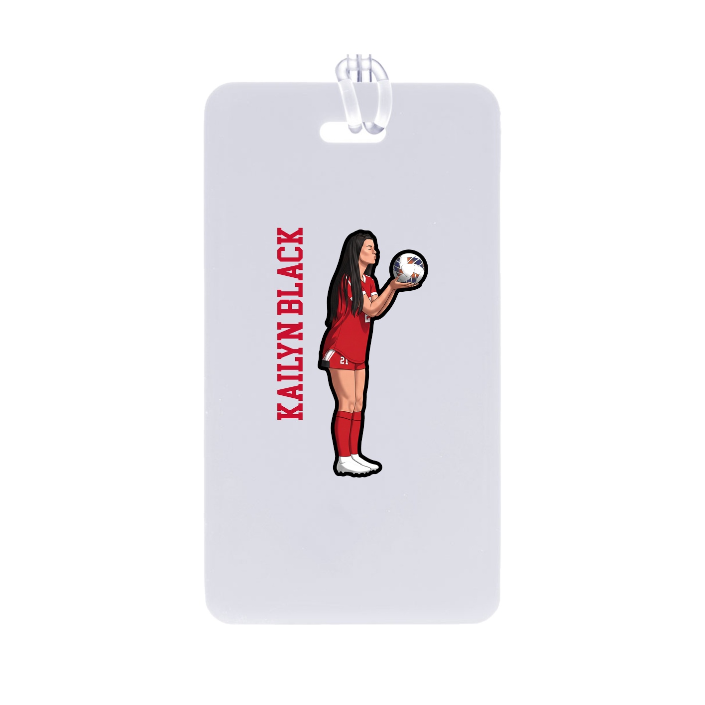 Bag Tag — Name Vertical in Classic