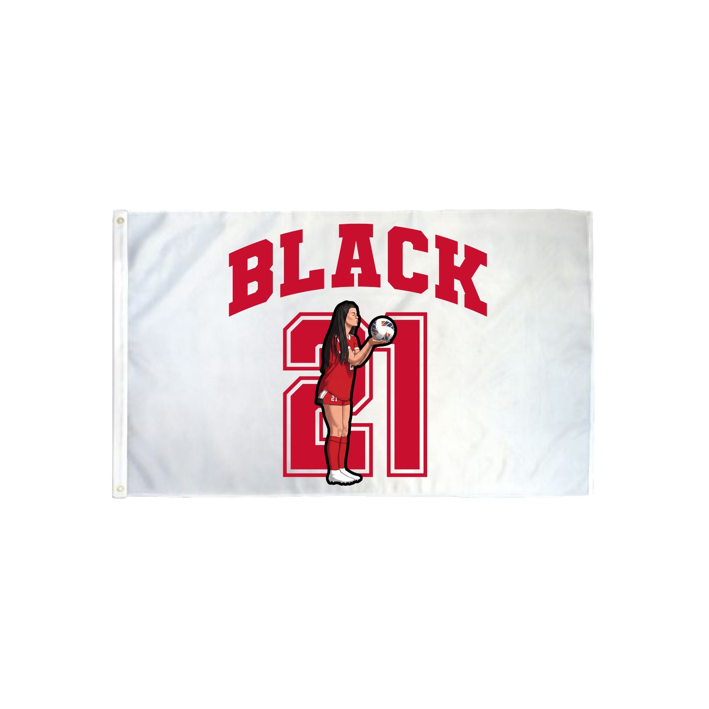 3x5 Flag — Number in Classic