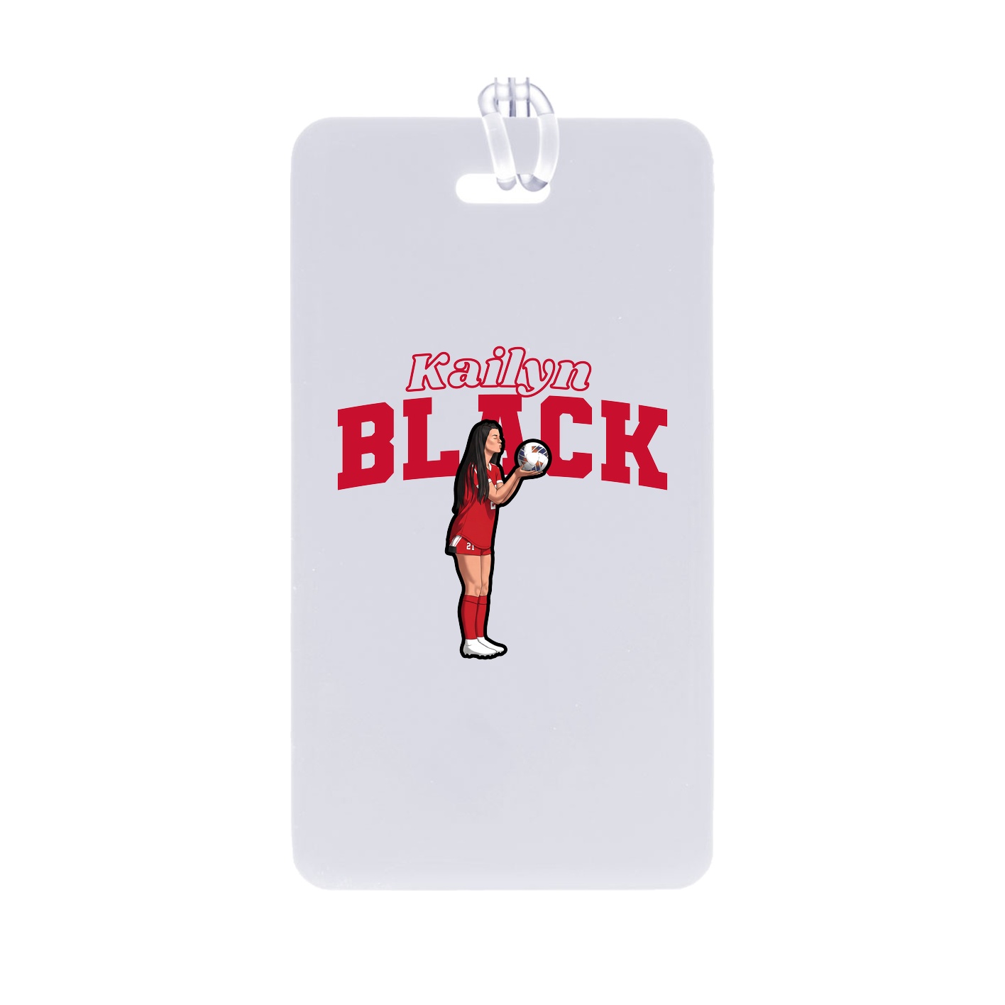 Bag Tag — Name Arch in Classic