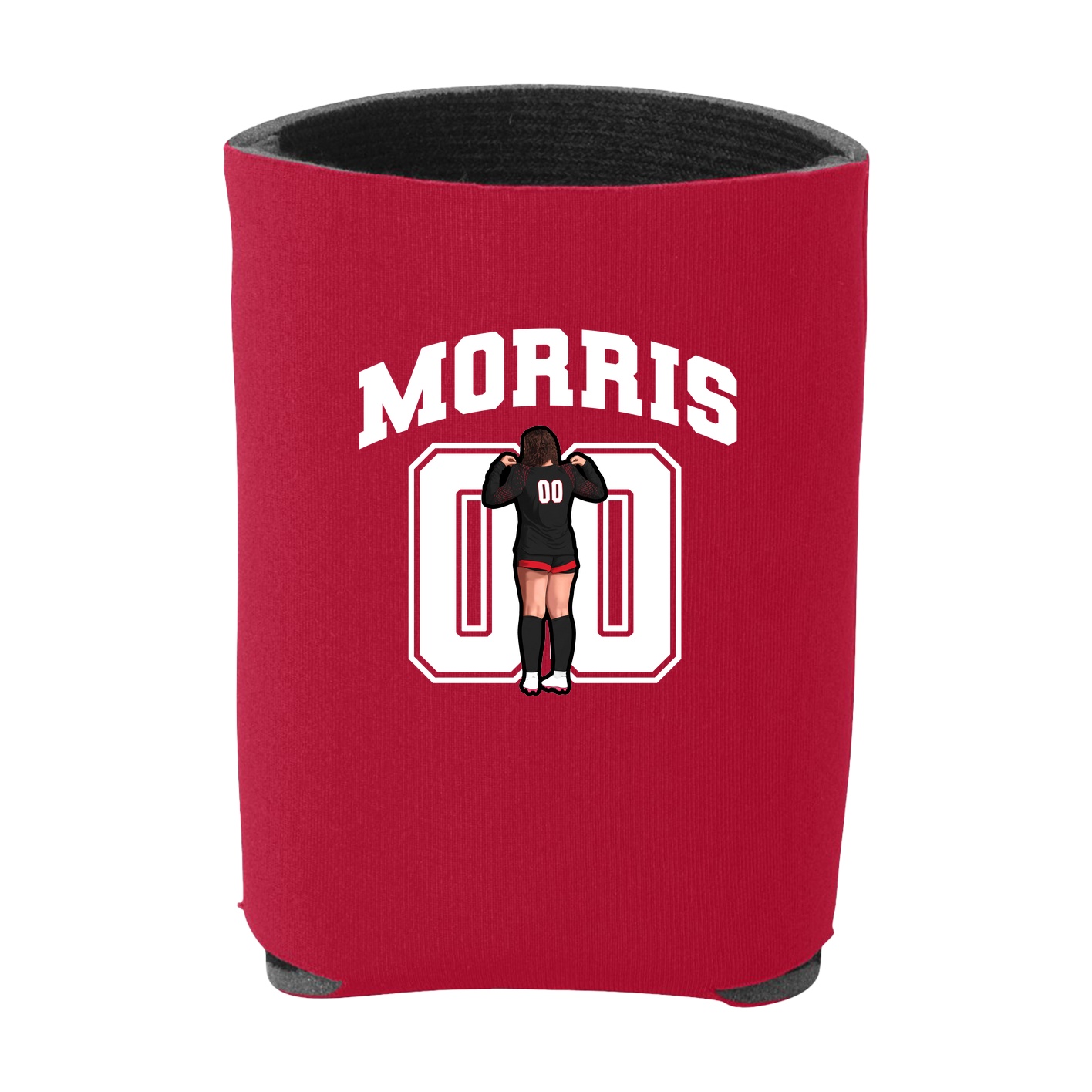 Can Holder — Number in Red