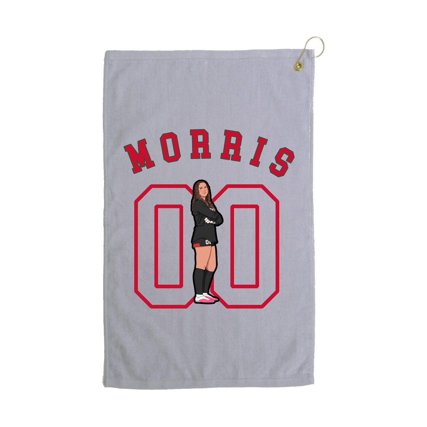 Golf Towel — Shirsey Arch in Grey