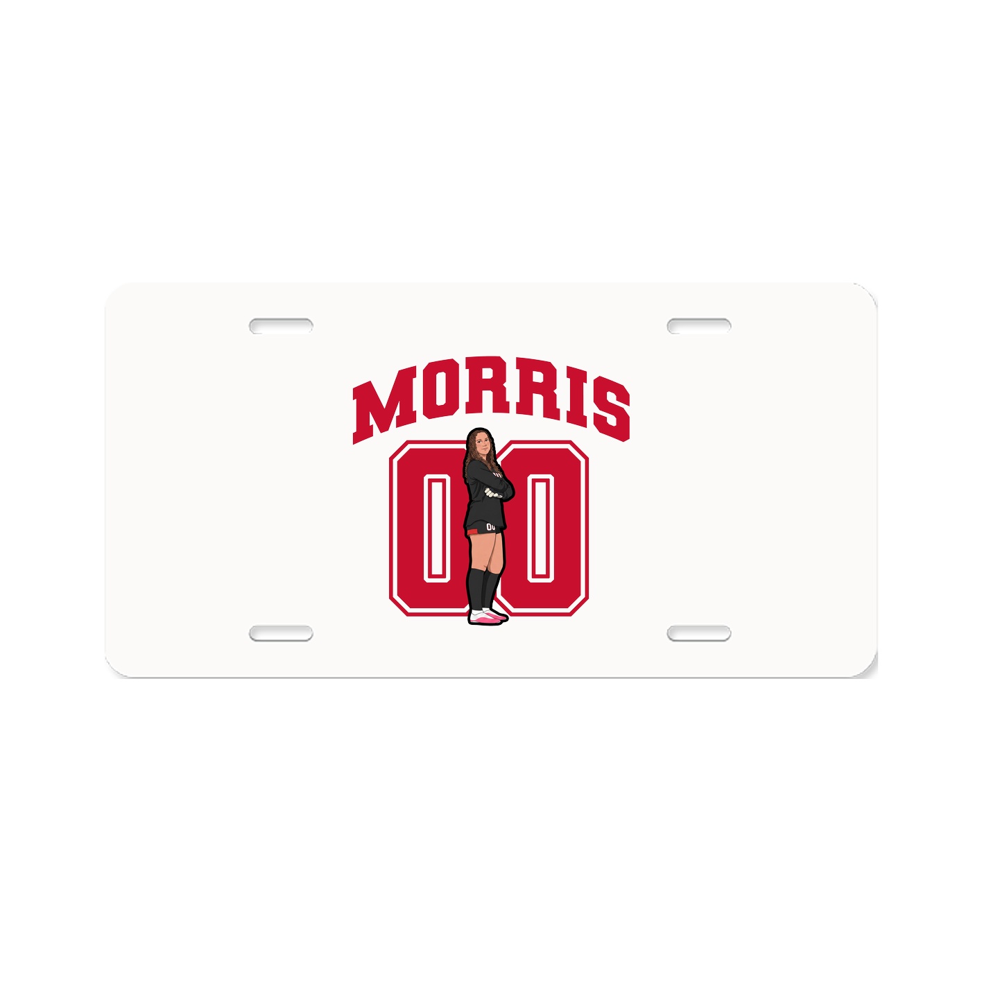 License Plate — Number in Classic