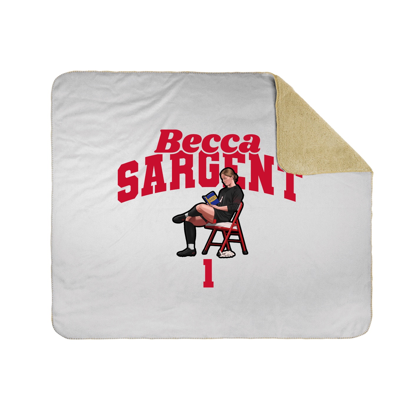 Throw Blanket — Signature Arch in White