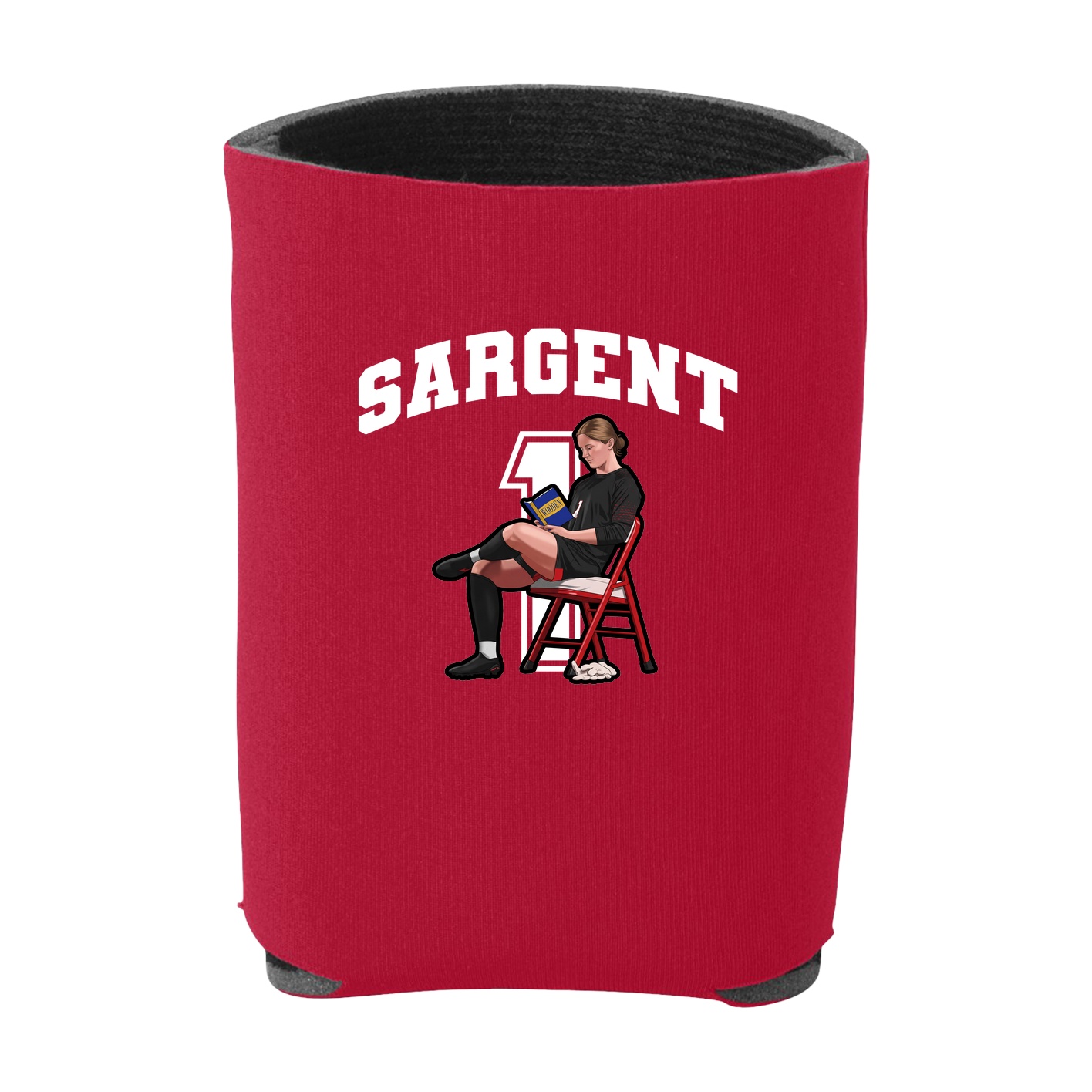 Can Holder — Number in Red