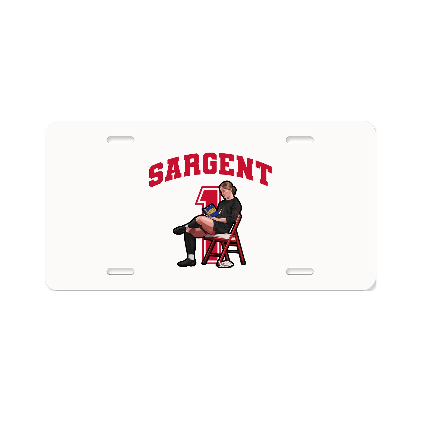 License Plate — Number in Classic