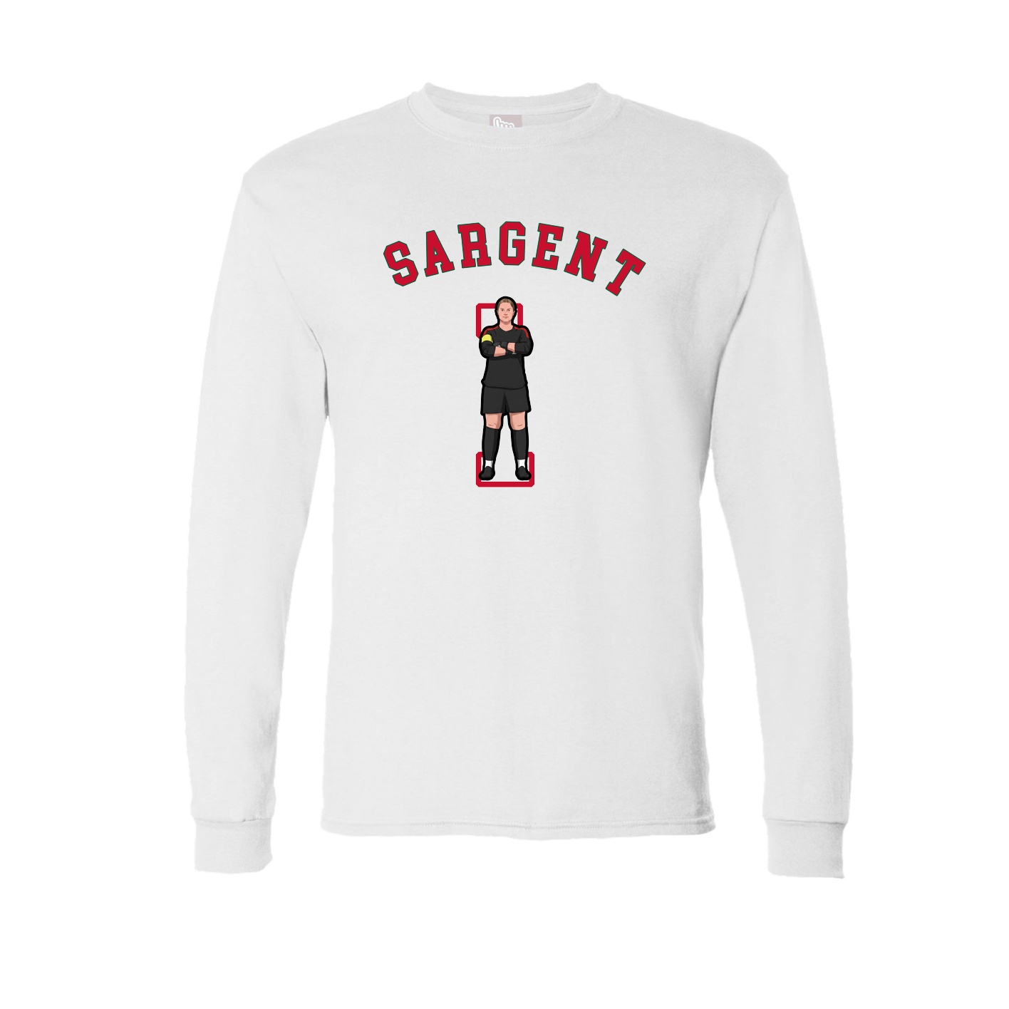 Long Sleeve Tee — Shirsey Arch in White