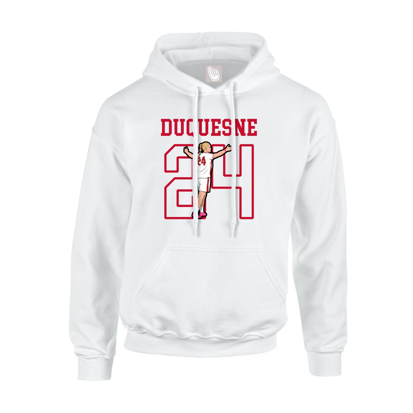 Youth Hoodie — Shirsey in White