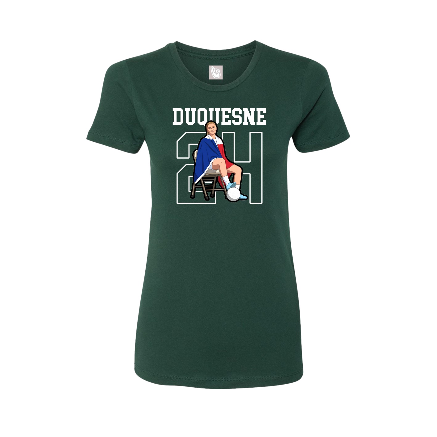 Fitted Women's Tee — Shirsey in Green