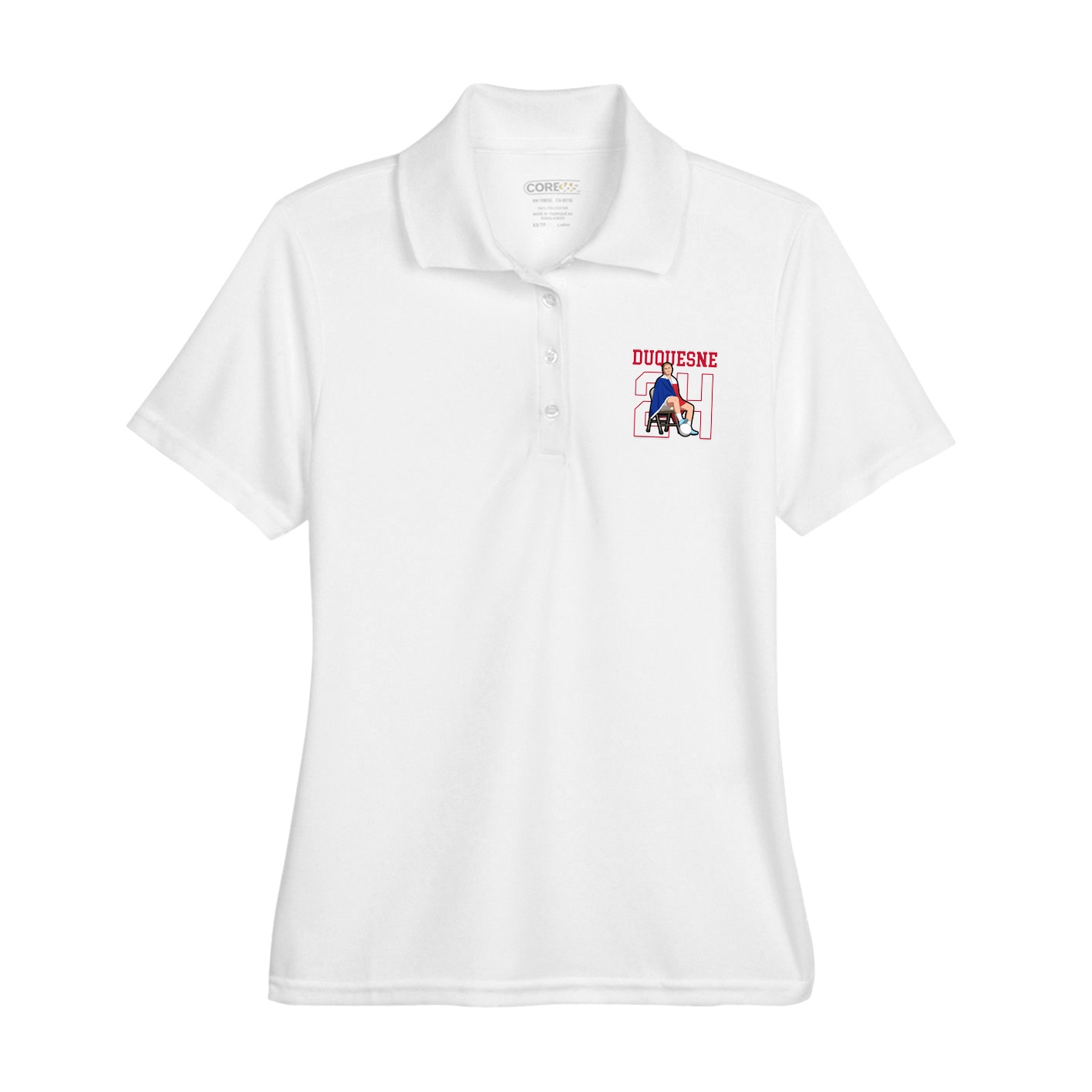 Womens Performance Polo — Shirsey in White