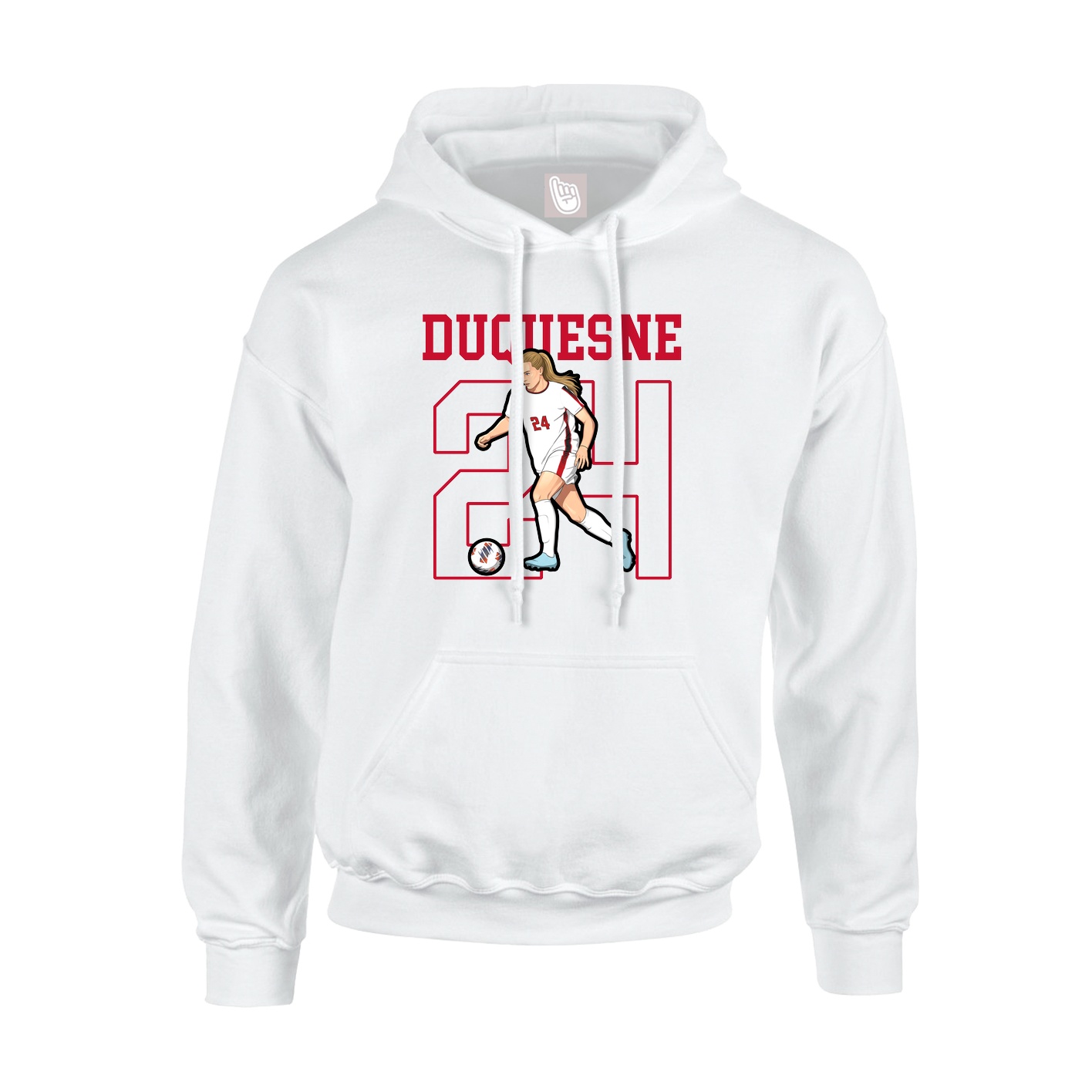 Youth Hoodie — Shirsey in White