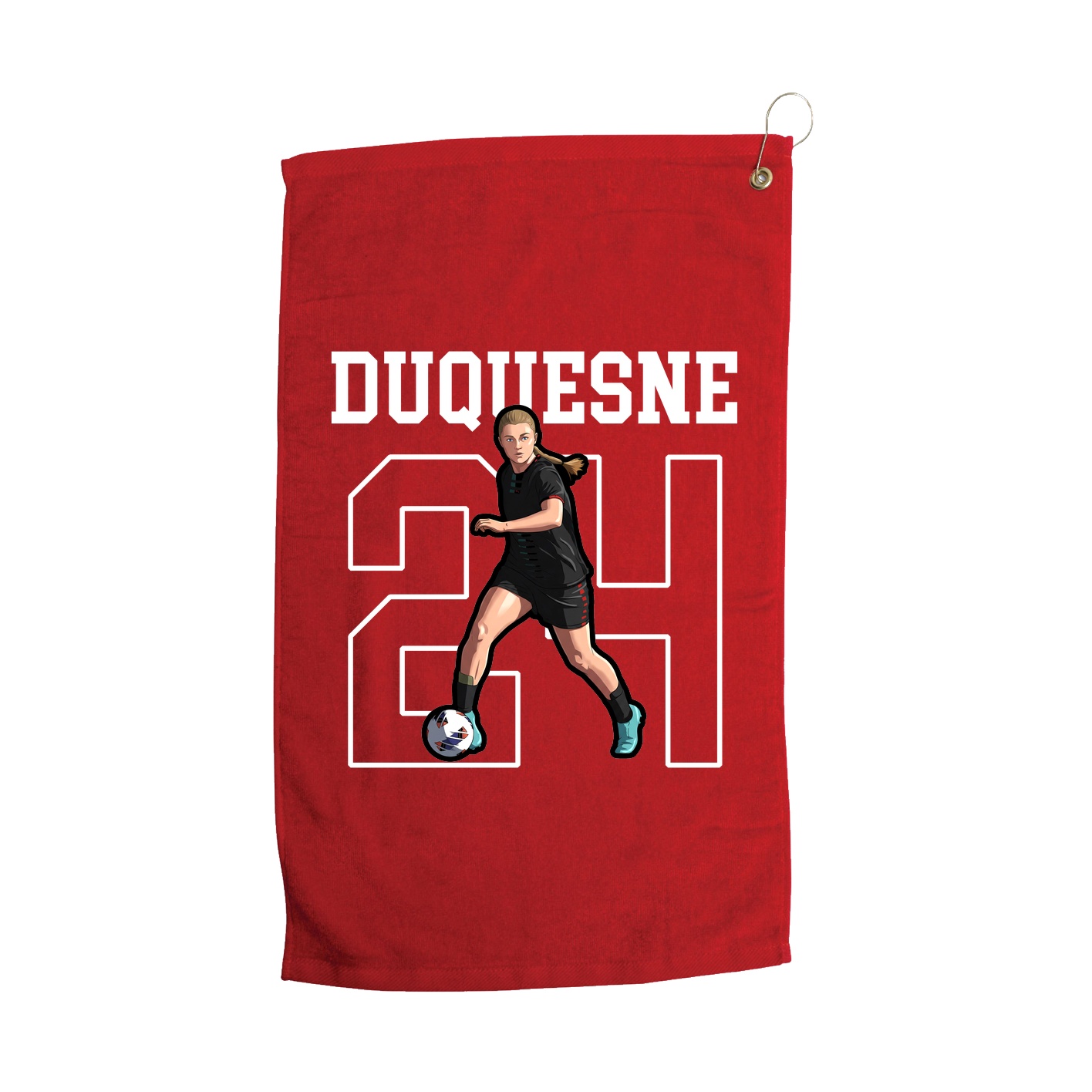 Golf Towel — Classic in Red
