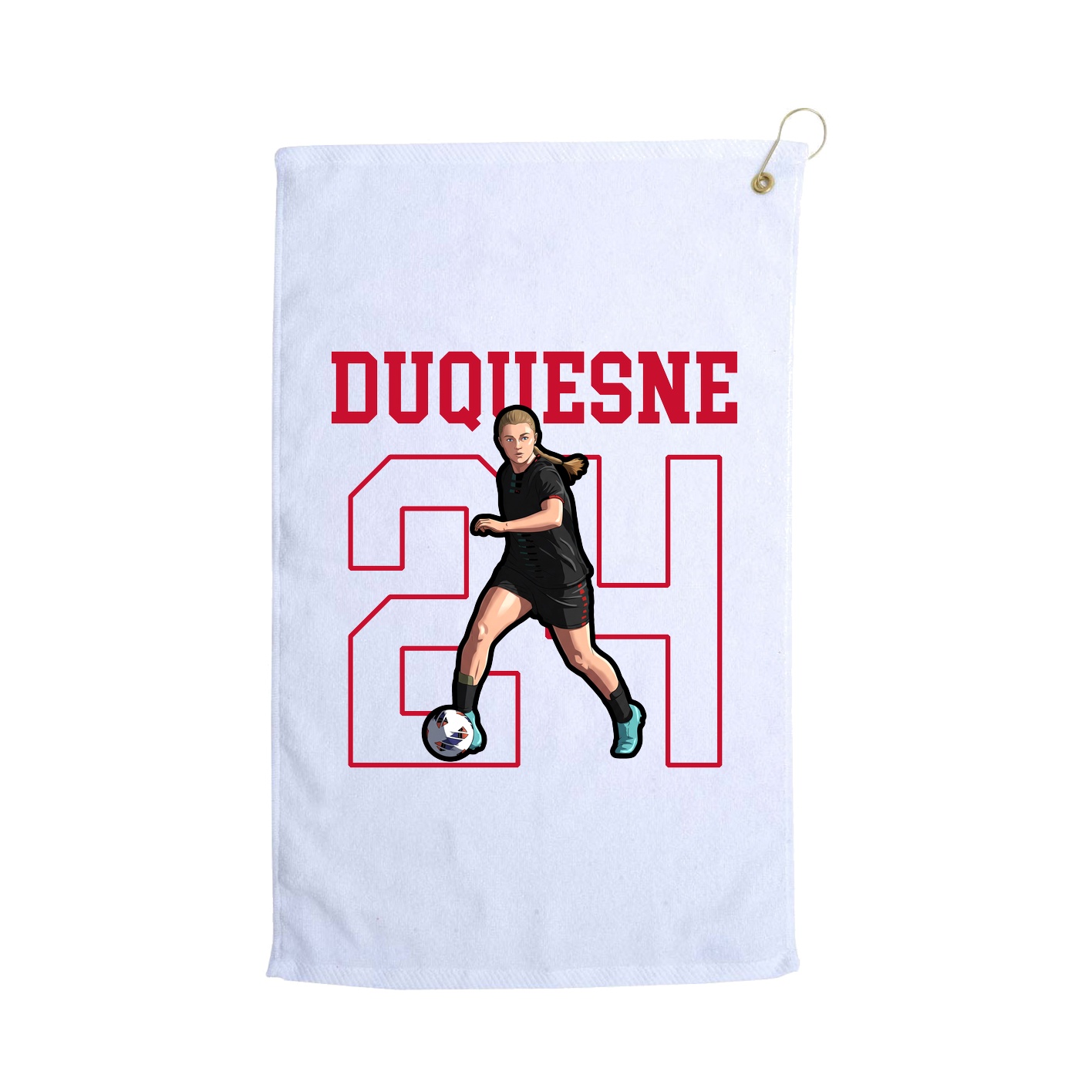 Golf Towel — Classic in White