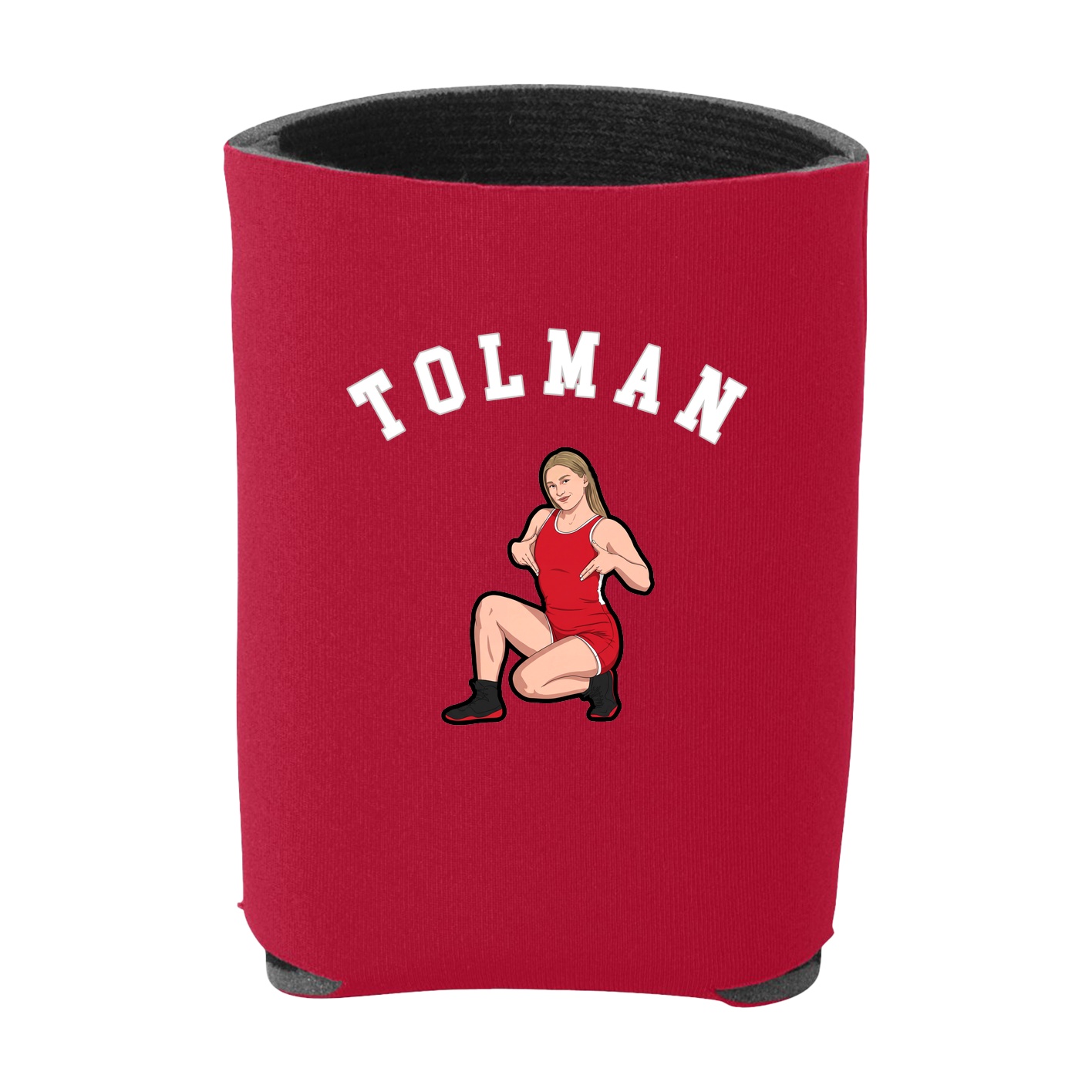 Can Holder — Shirsey Arch in Red