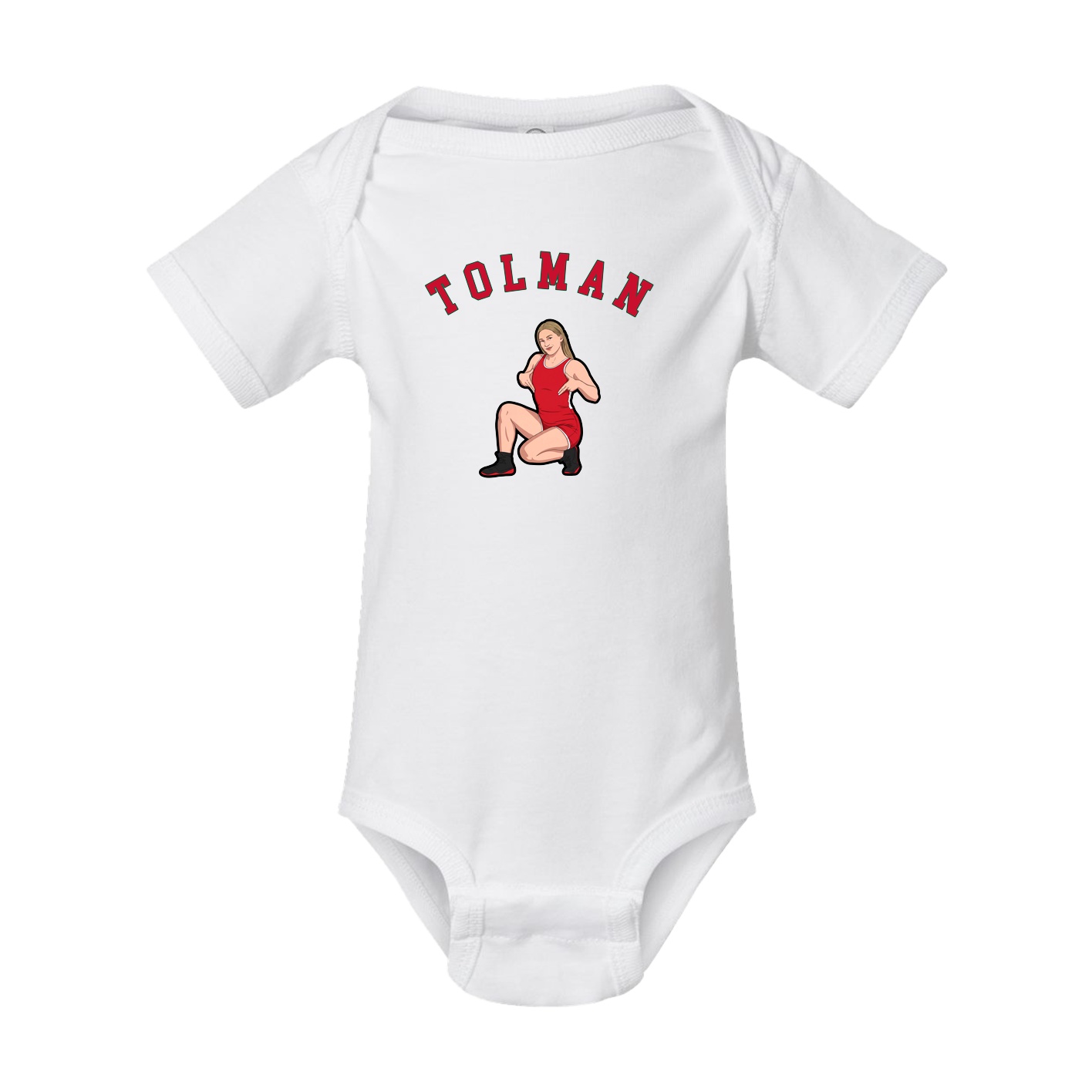 Baby Onesie — Shirsey Arch in White