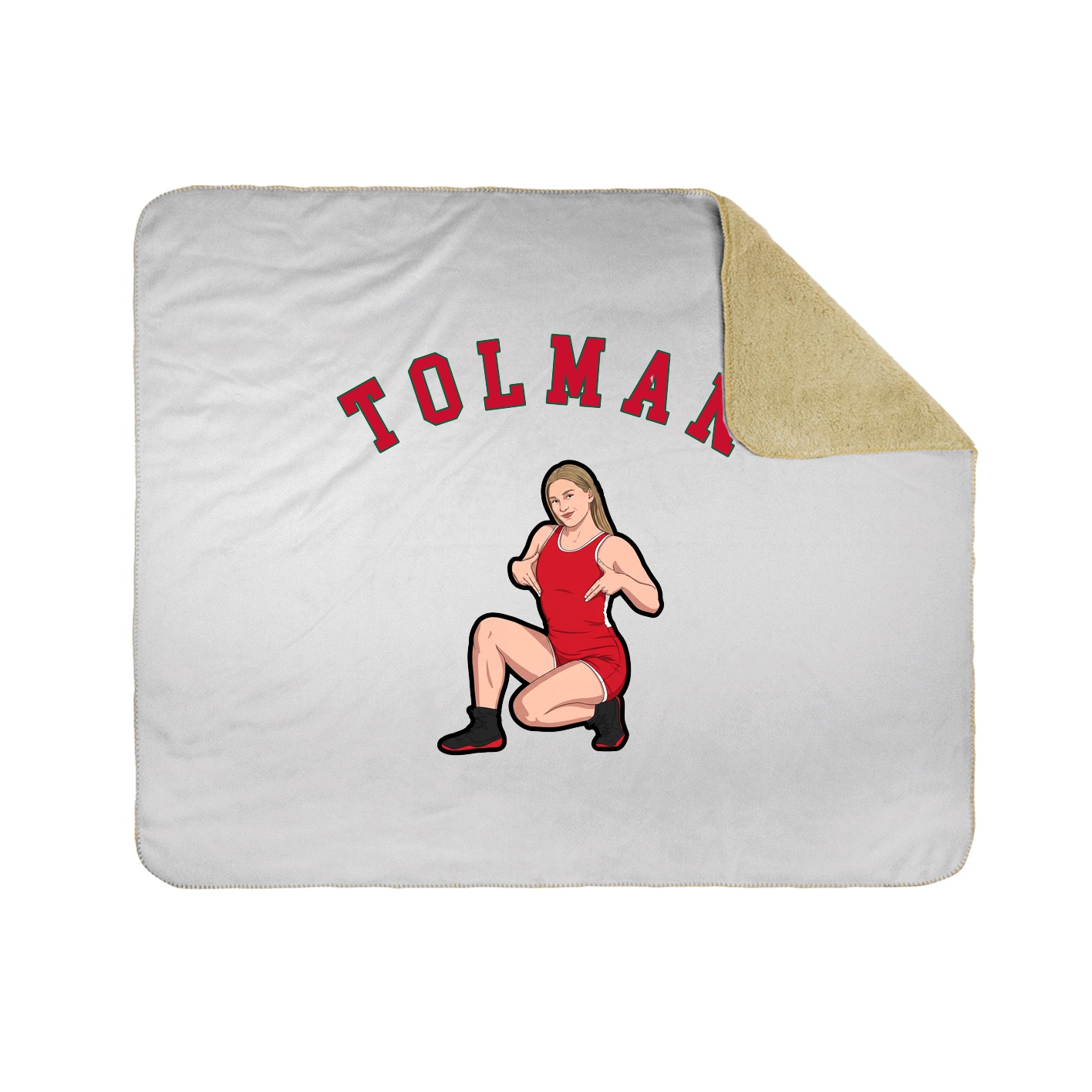 Throw Blanket — Shirsey Arch in White