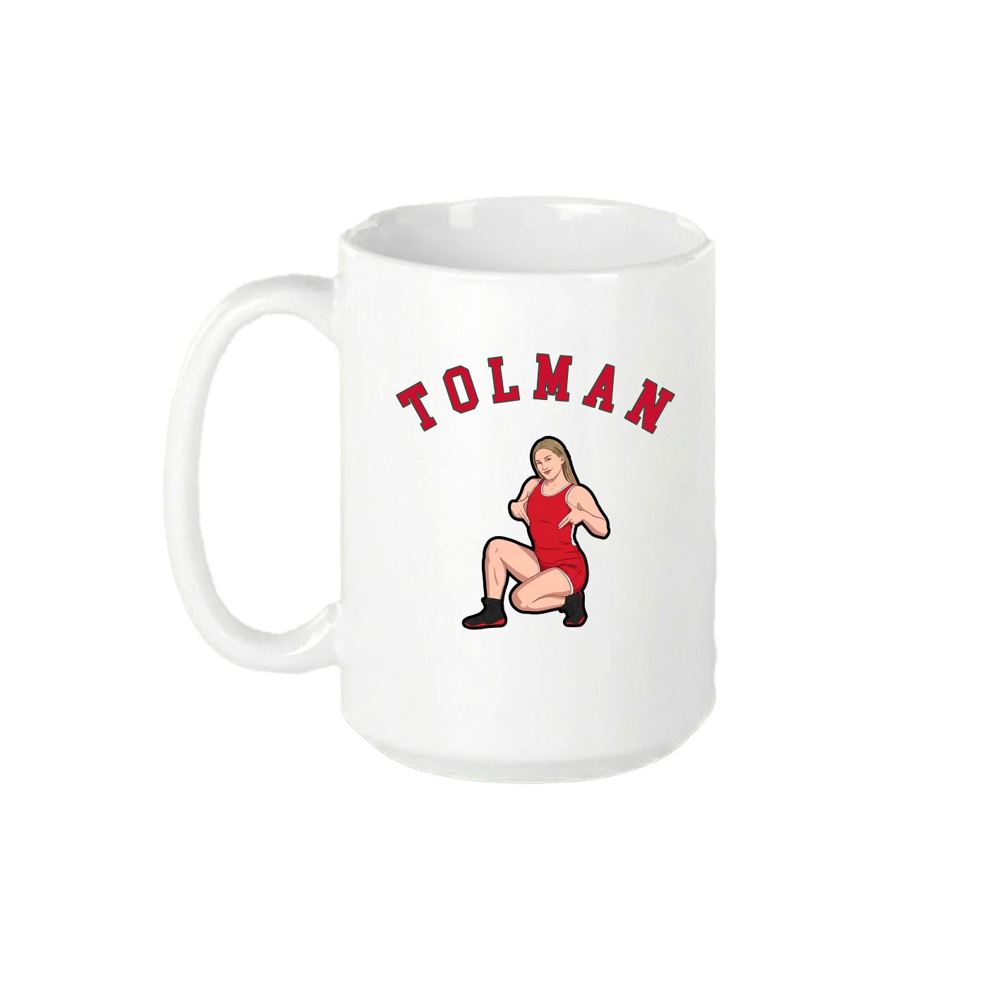 15oz Coffee Mug — Shirsey Arch in White