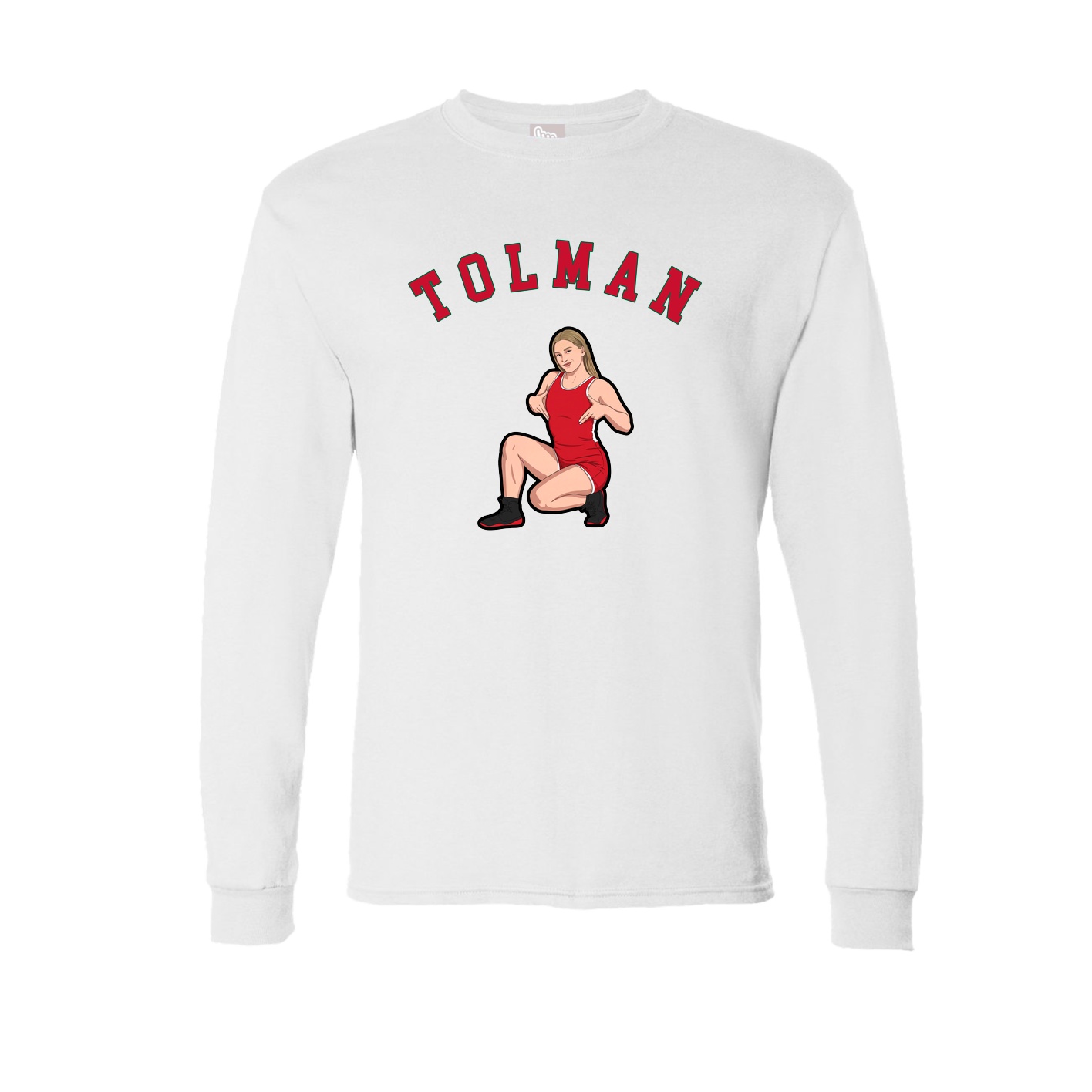 Long Sleeve Tee — Shirsey Arch in White