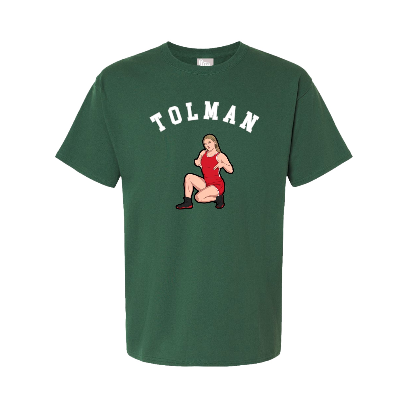 Youth Tee — Shirsey Arch in Green