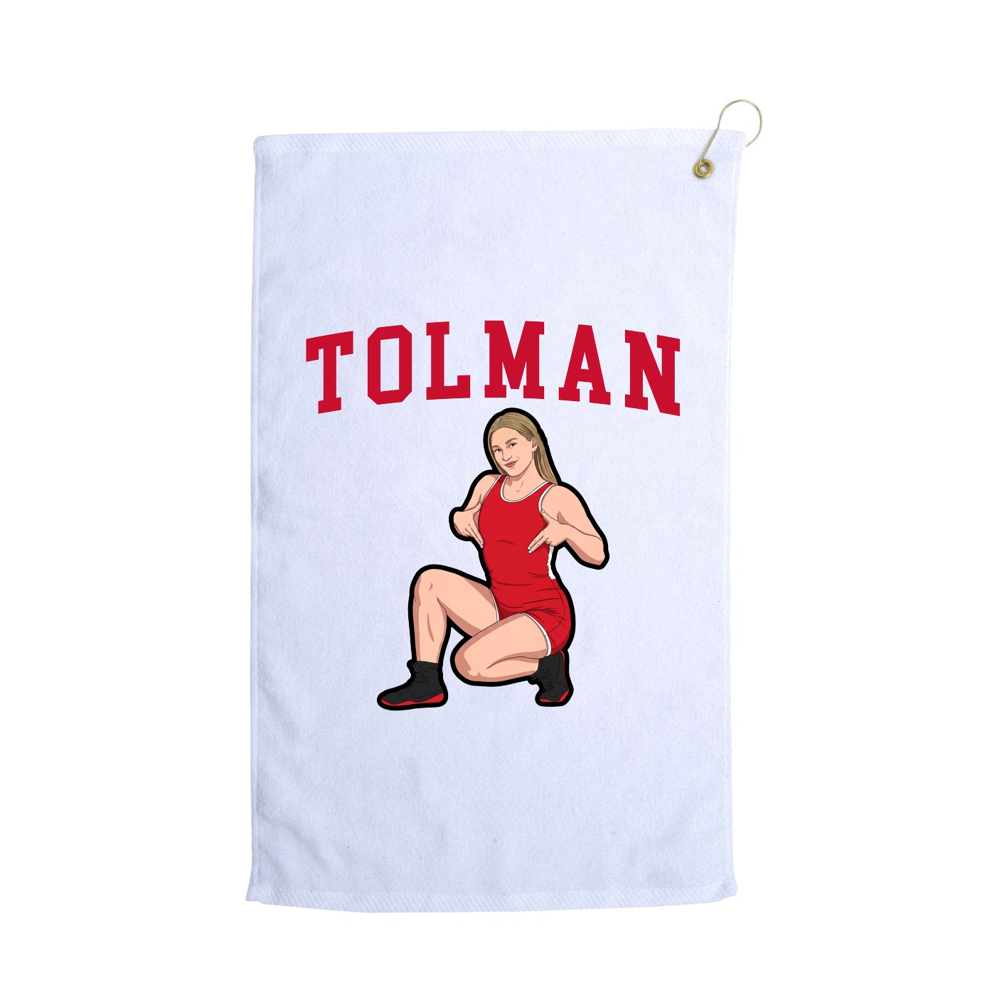 Golf Towel — Shirsey in White