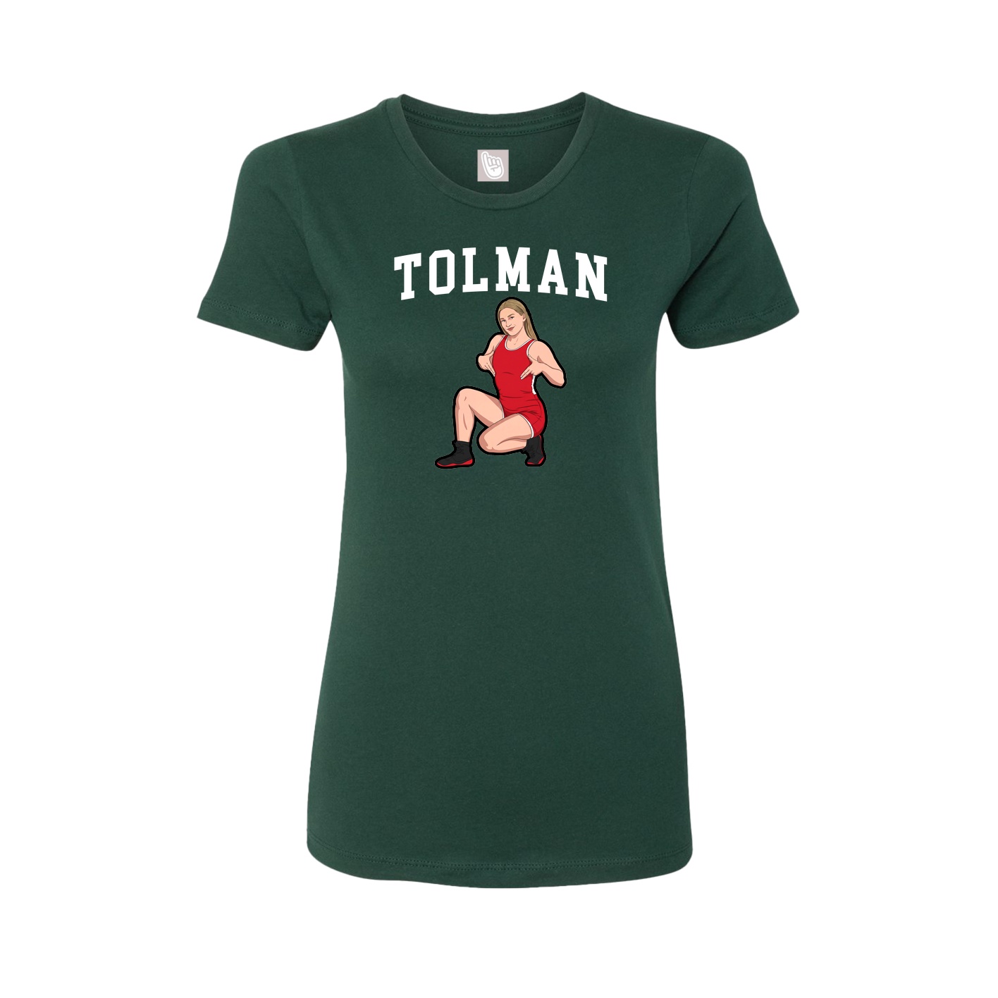 Fitted Women's Tee — Shirsey in Green