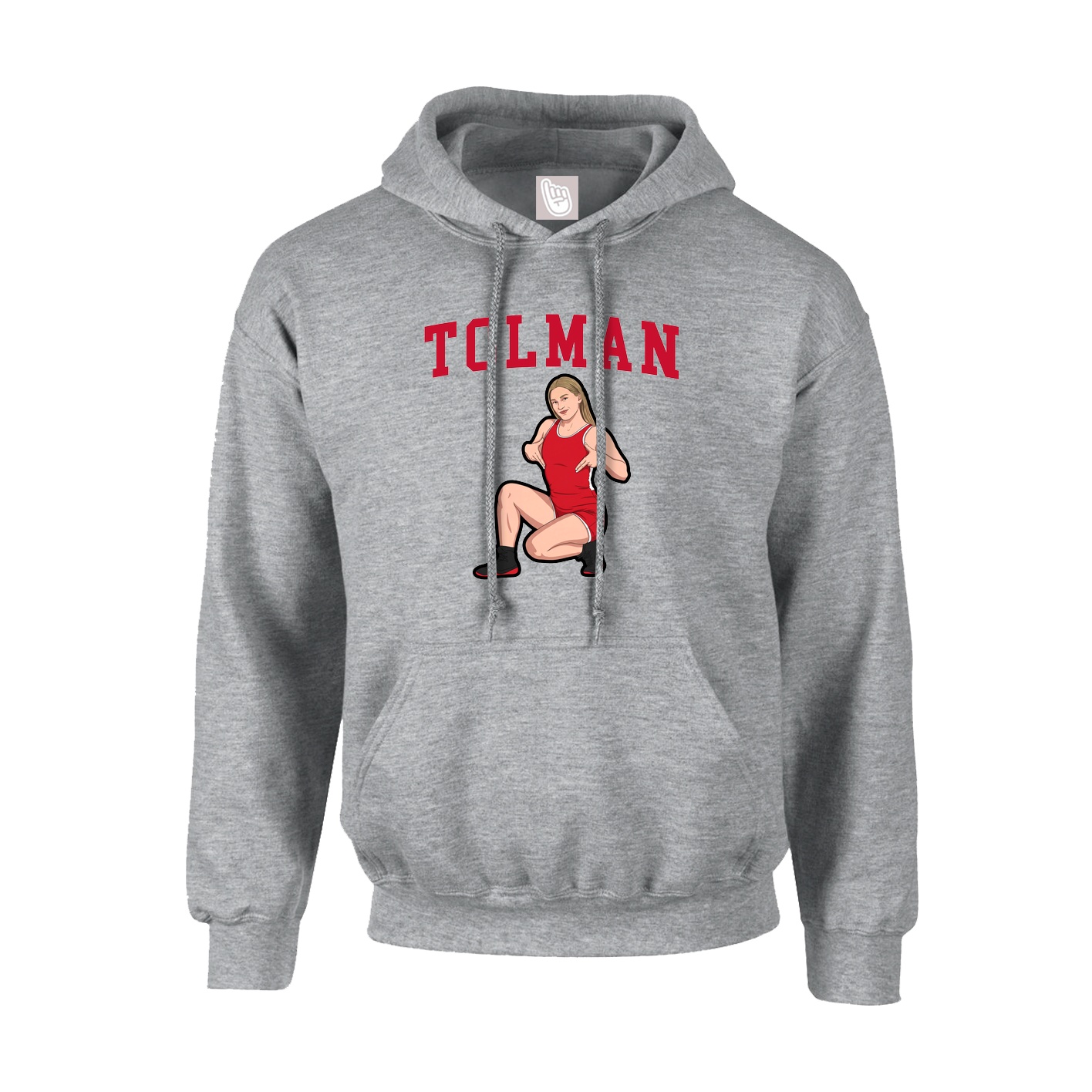 Hoodie — Shirsey in Grey