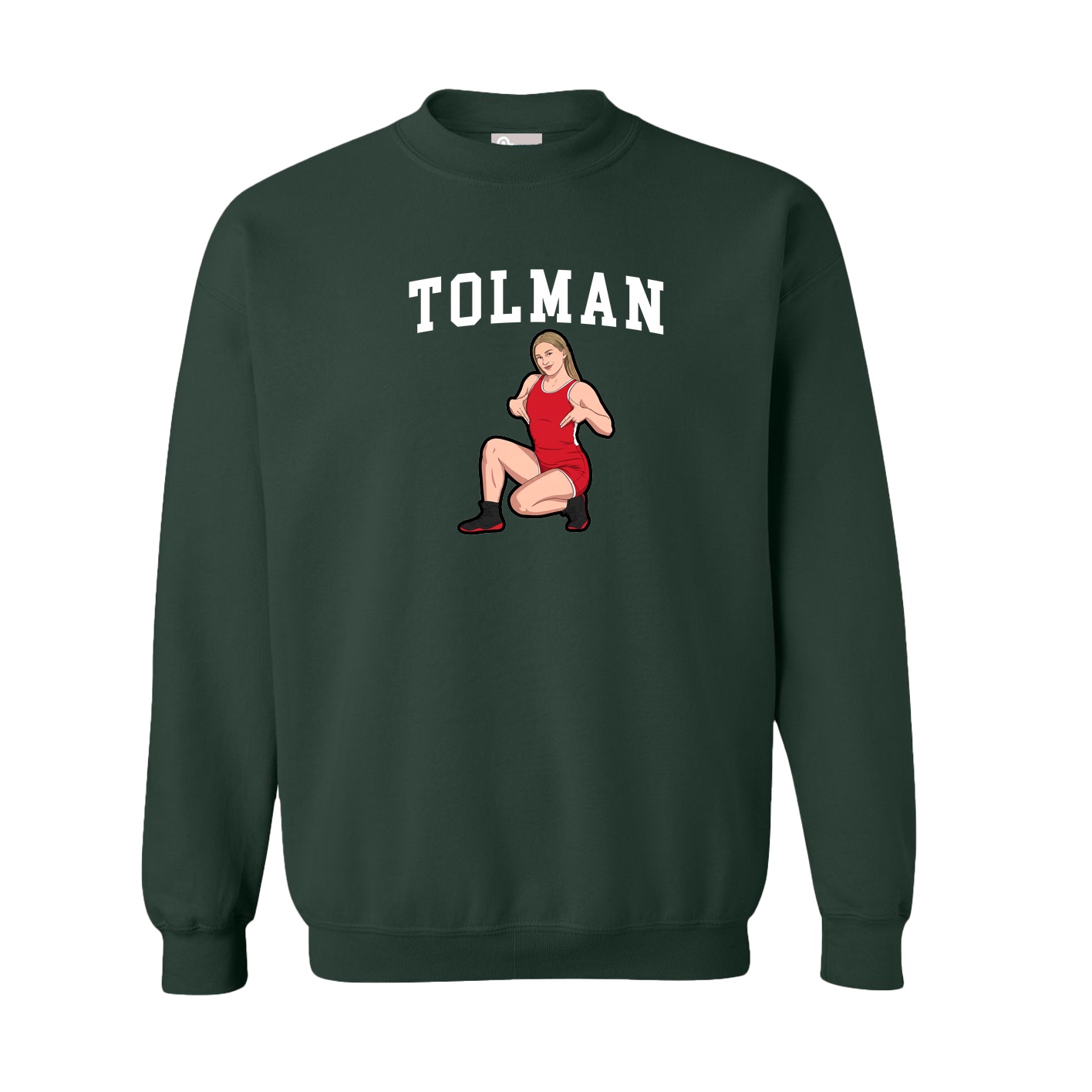 Fleece Crew — Shirsey in Green
