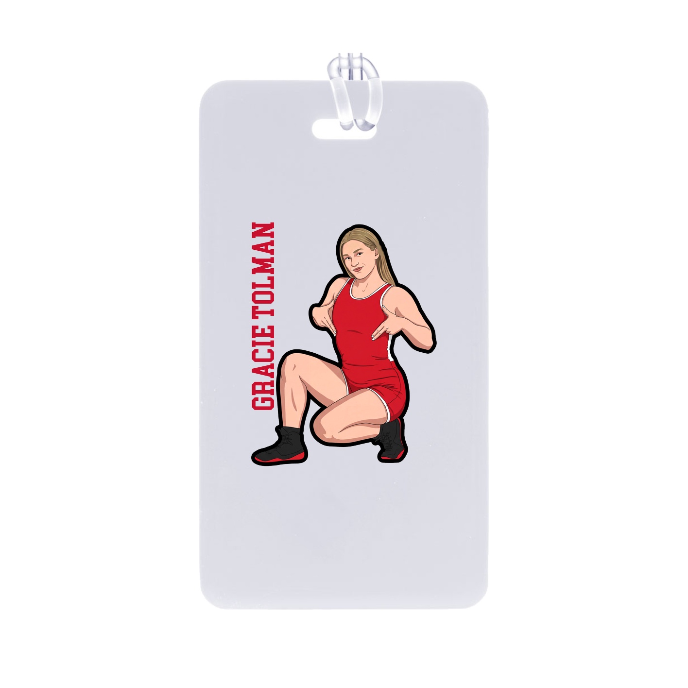 Bag Tag — Name Vertical in Classic